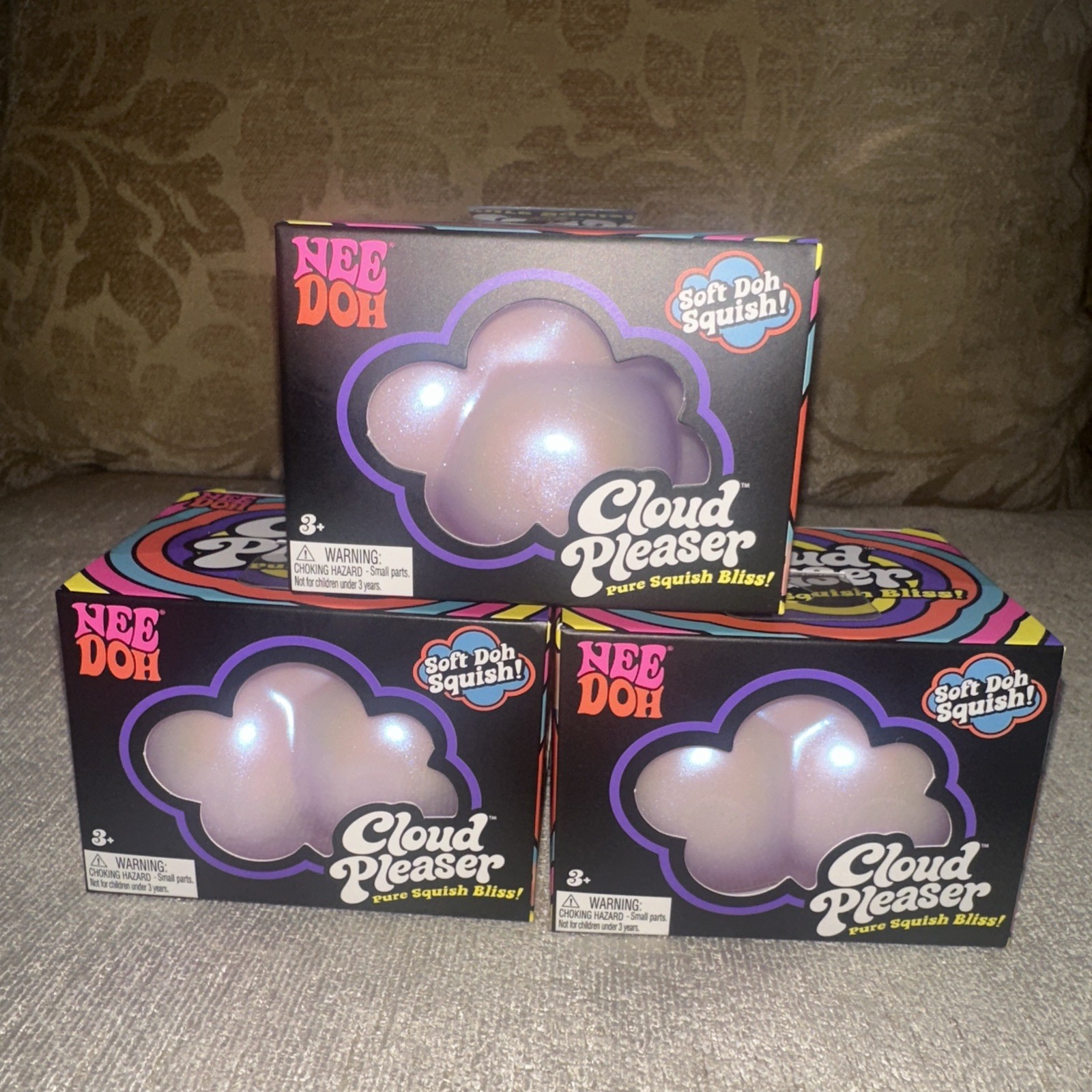 ☁️ Authentic Needoh Schylling Cloud Pleaser Rare Lot Of 3! FAST SHIPPING!