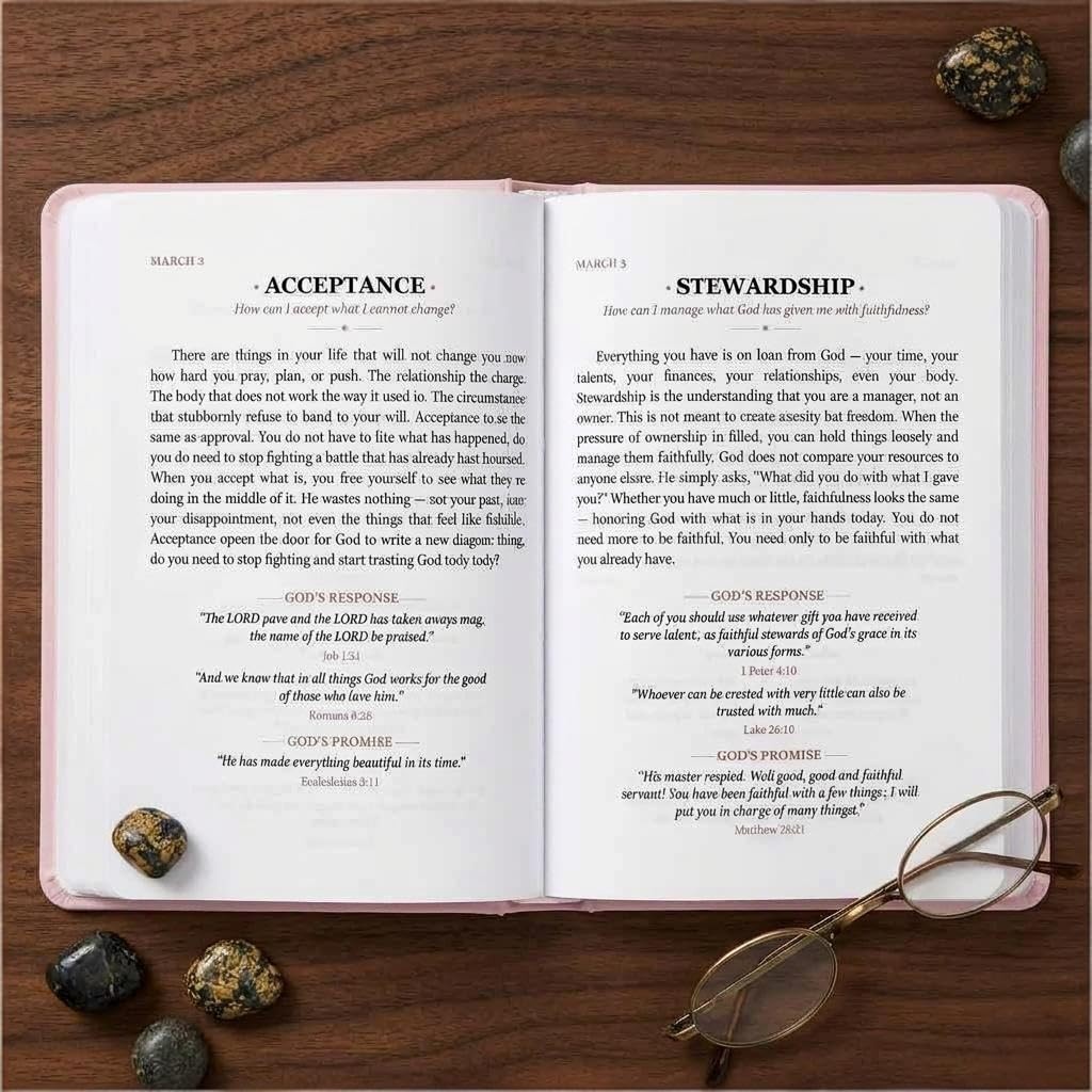 One Minute with God for Women: 2026 Daily Devotional 4.72 x 6.69 inches, Pink