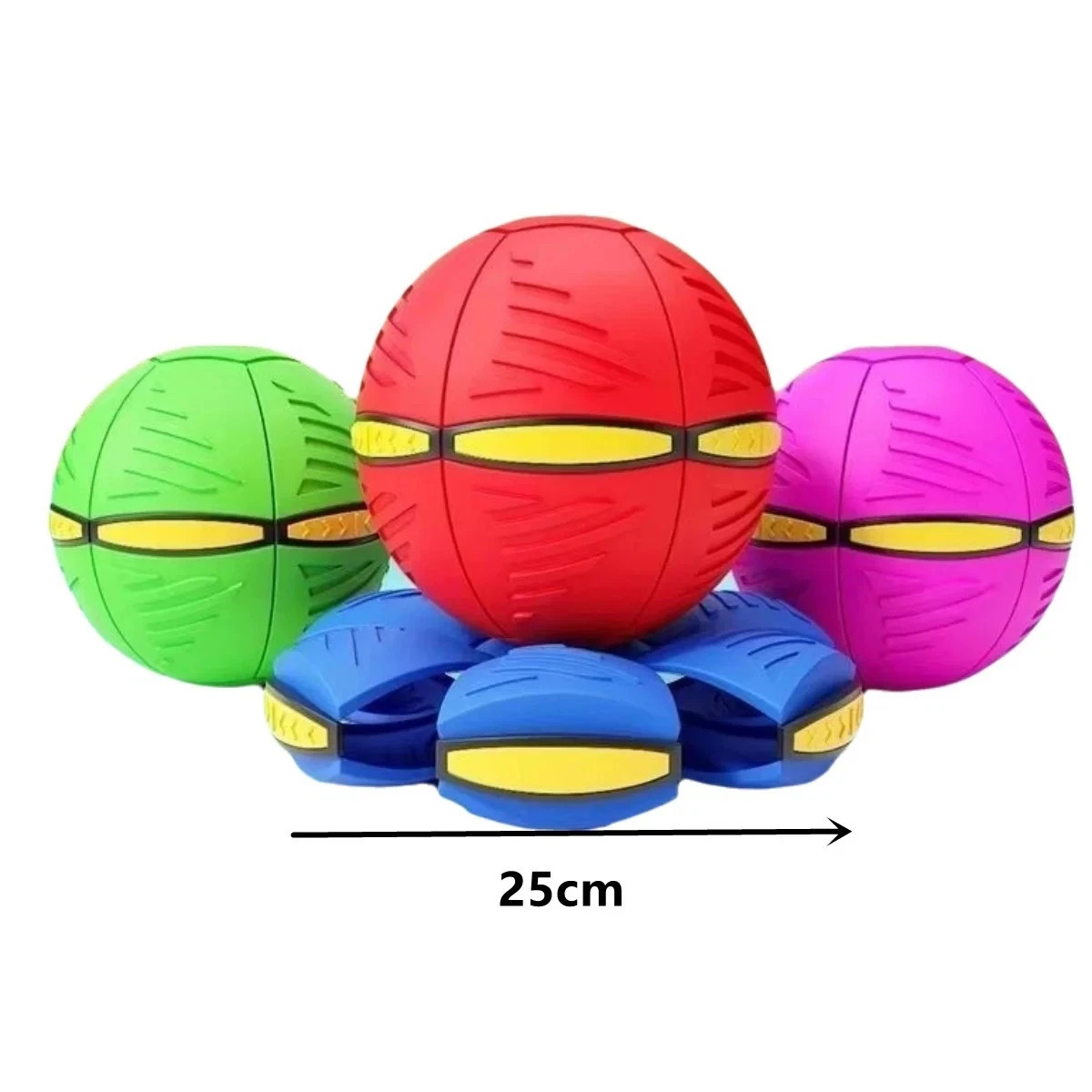 Blue Magic Stomp Flying Saucer Ball Kids Outdoor Interactive Toy