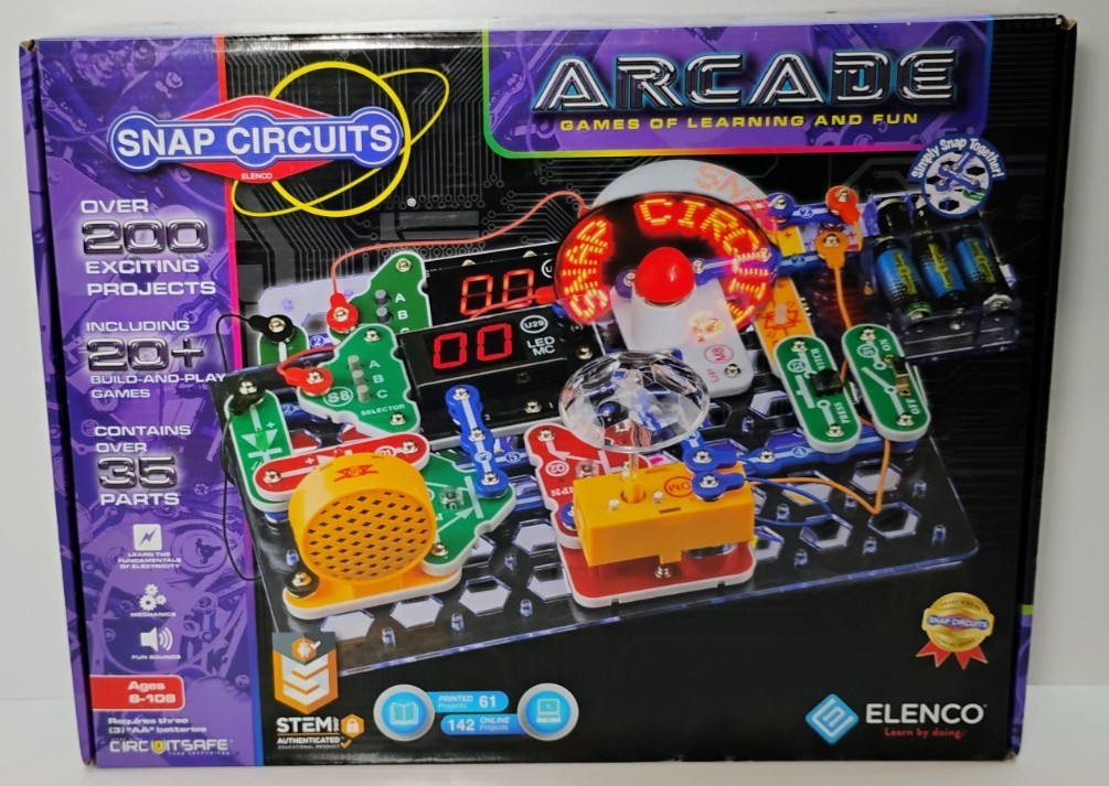 Elenco Snap Circuits Arcade 200+ Projects Programmable NEW UNUSED Open Box STEM