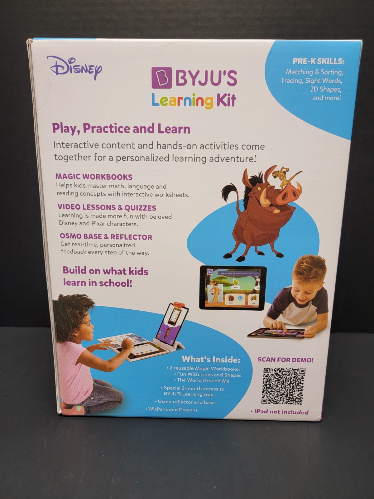 BYJU’S Learning Disney Kit: Grade PRE-K Introductory Edition, STEM Learning Toys