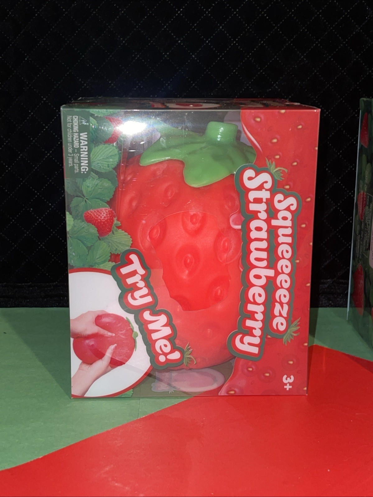 Big Squishy Squeeezy Strawberry Squishy Toy Sensory Sunny Days Lot Of 2