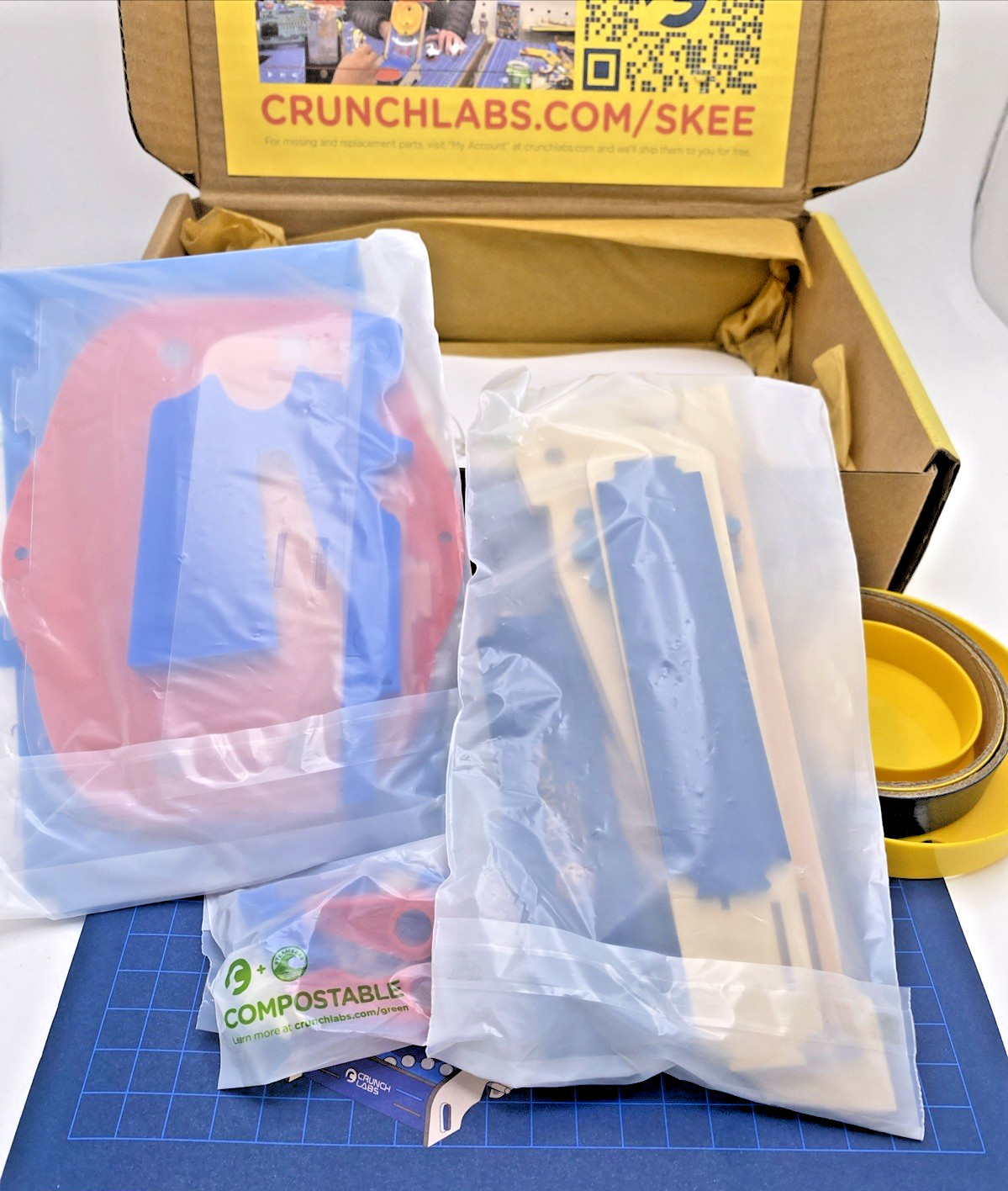 Crunch Labs Trampoline Toss STEM Kit Mark Rober Build Box