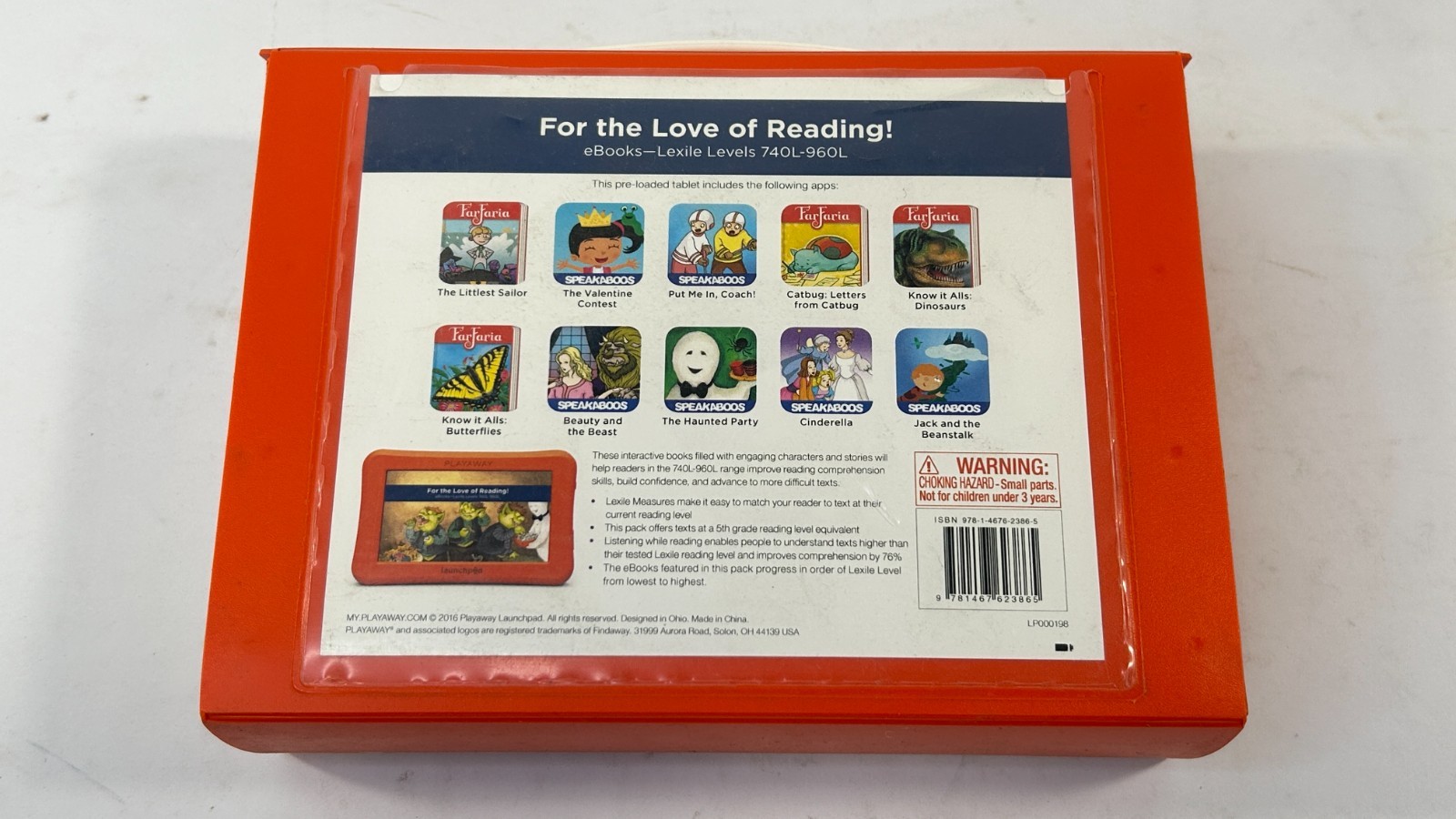 PlayAway Launchpad – For the Love of Reading! 750L-990L
