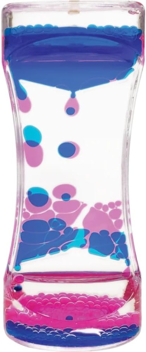 Blue & Pink Liquid Motion Bubbler – Enhance Focus & Mindfulness for All Ages