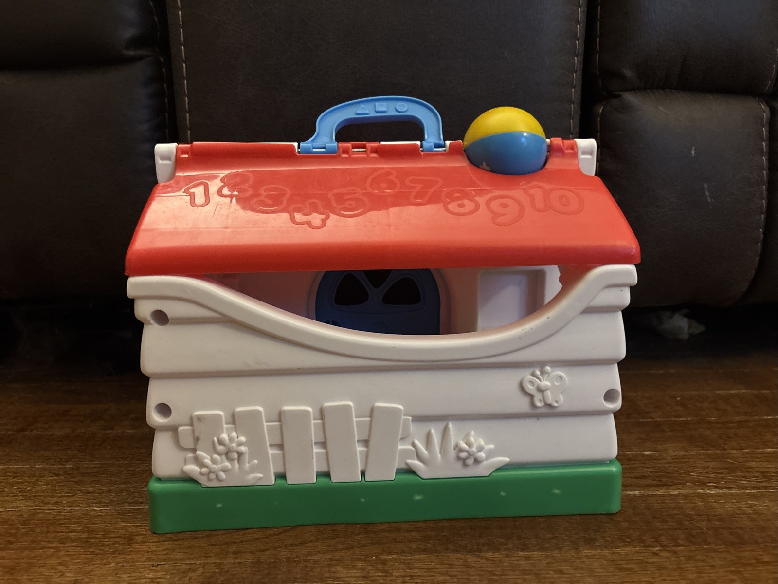 Fisher Price ABC 123 Musical Sound School House Interactive Learning Toy WORKS