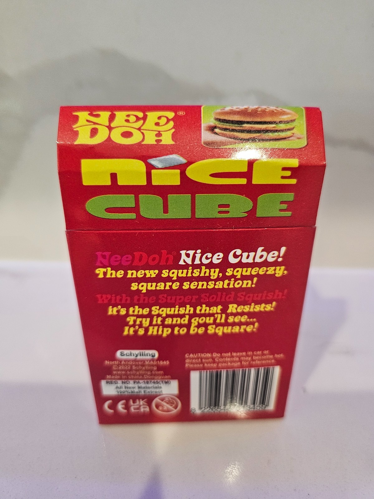 New McDonalds Burger Big Mac Squishy Toy Nee Doh Nice Cube Limited Edition