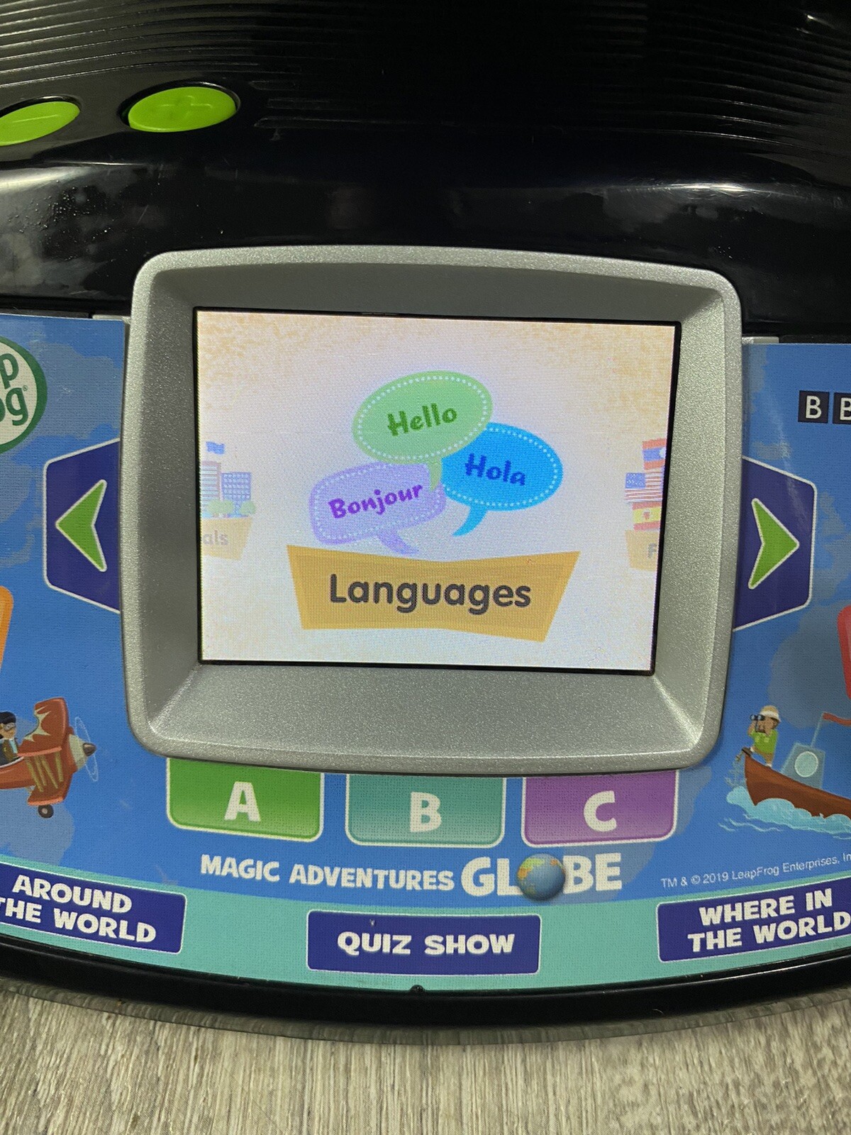 LeapFrog Magic Adventures Globe 2.8″ Video Screen BBC Videos Interactive Games