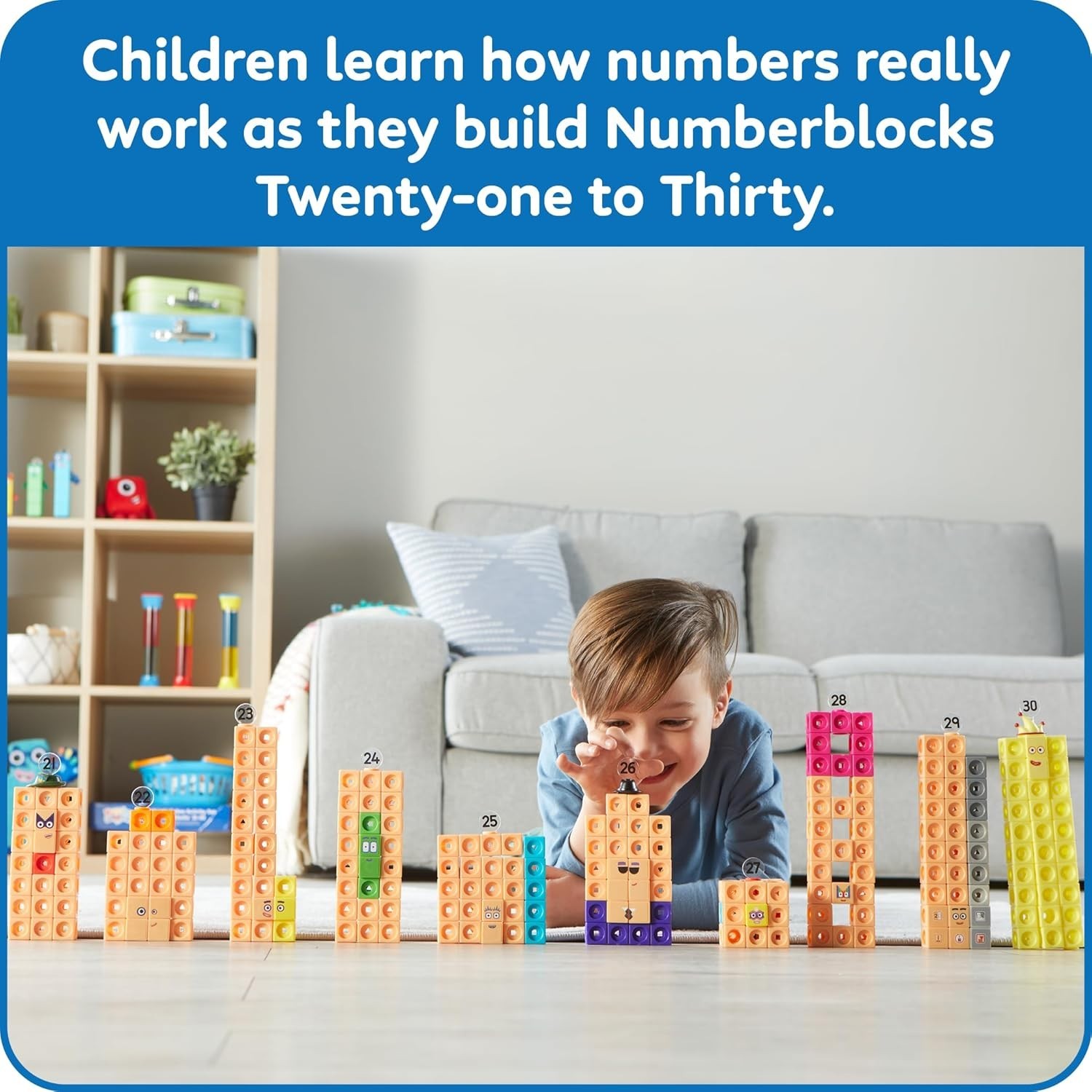 Official Numberblocks MathLink Cubes Set
