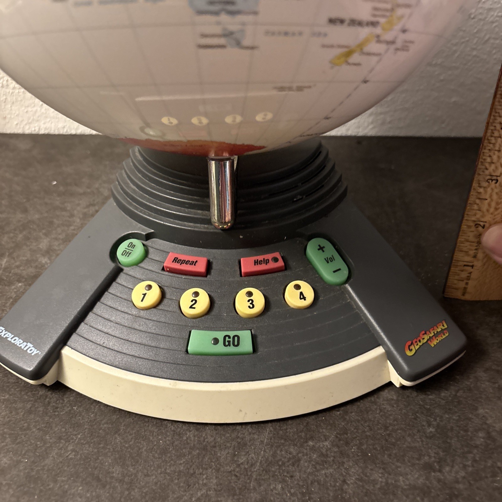 ExploraToy Geo Safari World Talking Globe Quiz Learning Game # 6490