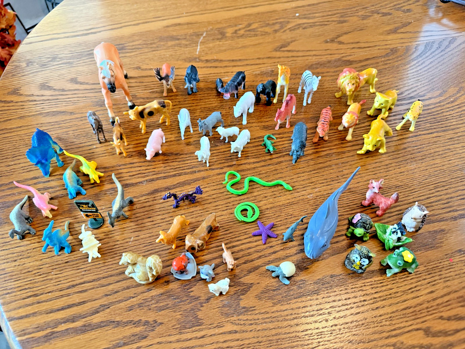 Sand Tray Play Therapy Animal Miniature Lot Wild Farm Fantasy Dinosaur Ocean