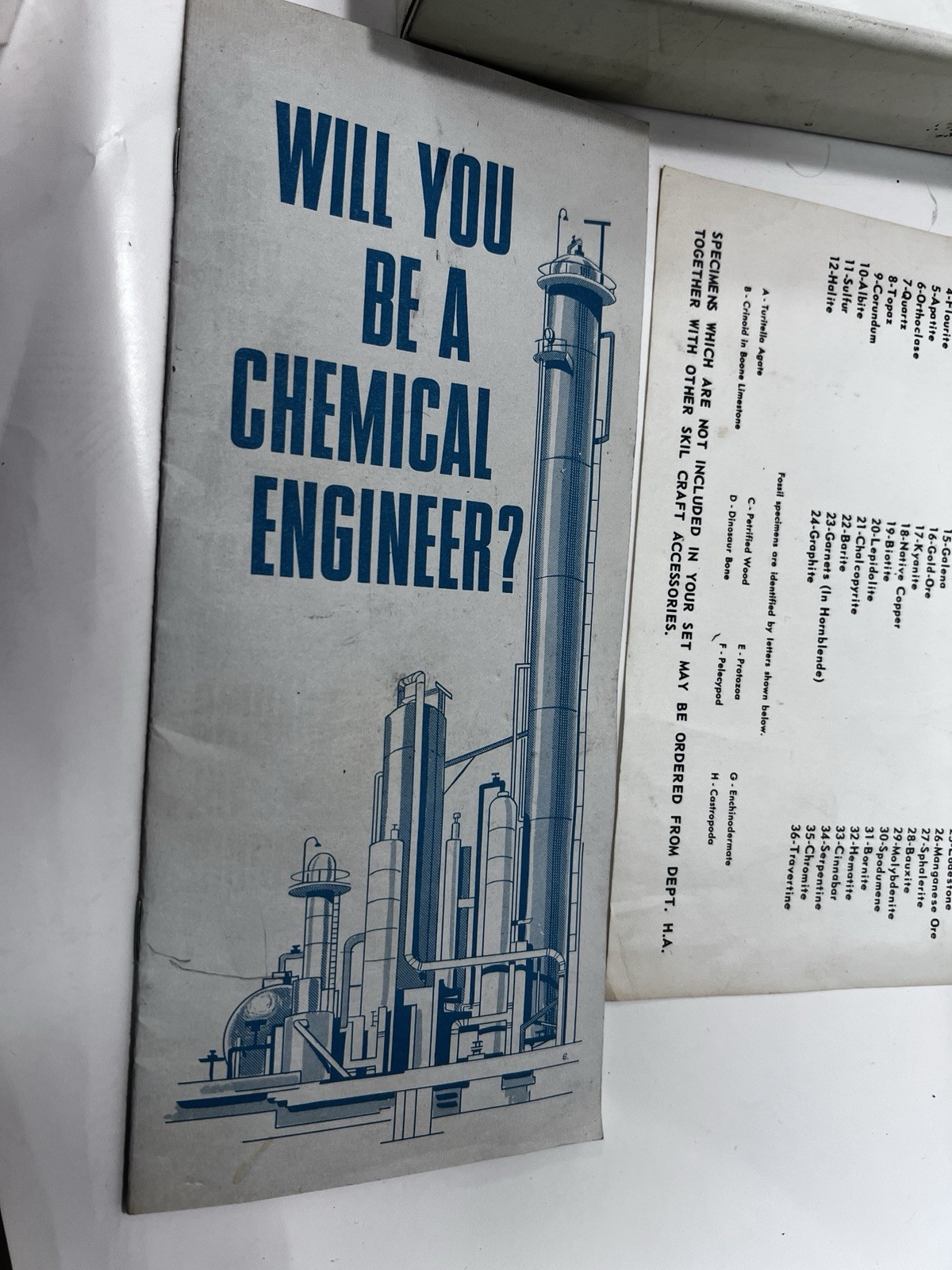 3 1960s Science Kits: Skil-Craft Chemistry & Microscope Remco Weather Station