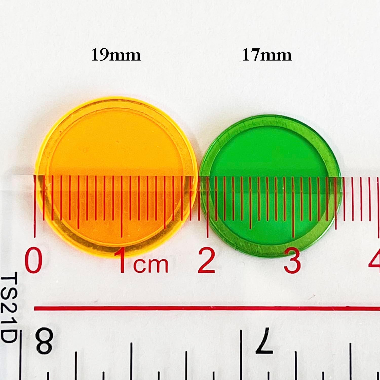 Magnetic Bingo Chips Counters – 300 Pieces Transparent Counting Game Chips – Cle