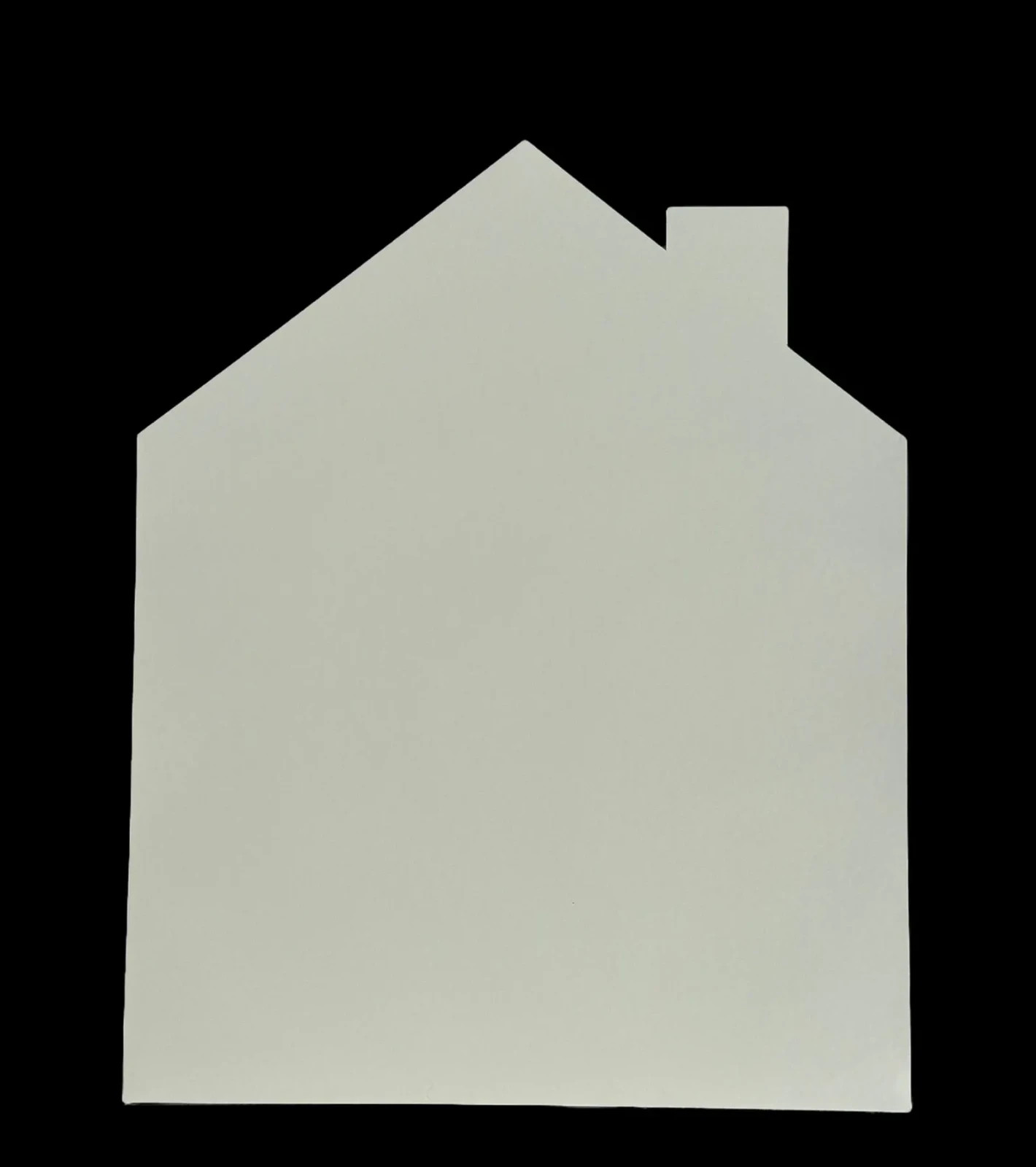 Kids House-Shaped Magnetic Chalkboard Wall Decal – Set with Chalk & Letters