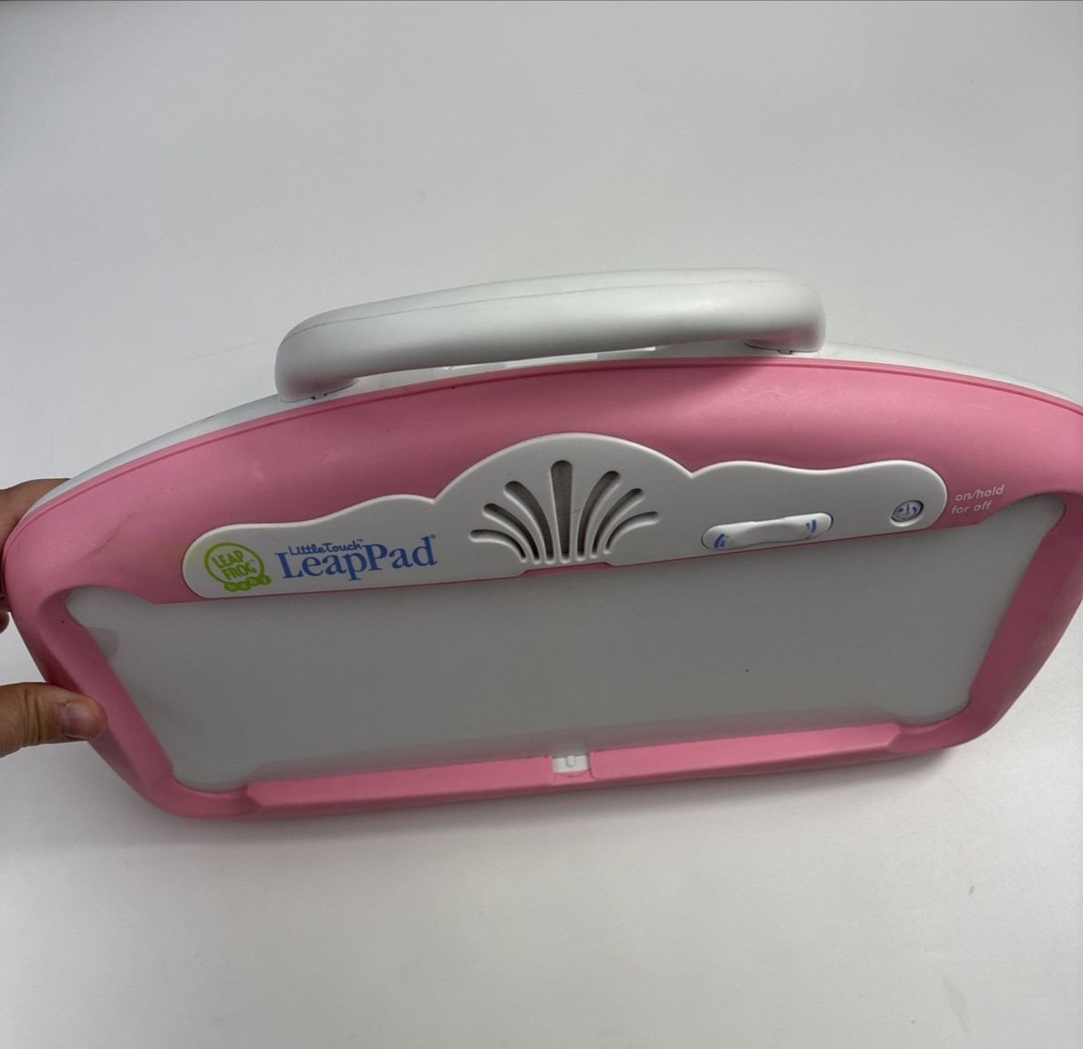 Leap Frog Little Touch Leap Pad Learning System PINK 8 Books & 7 Cartridges &Bag