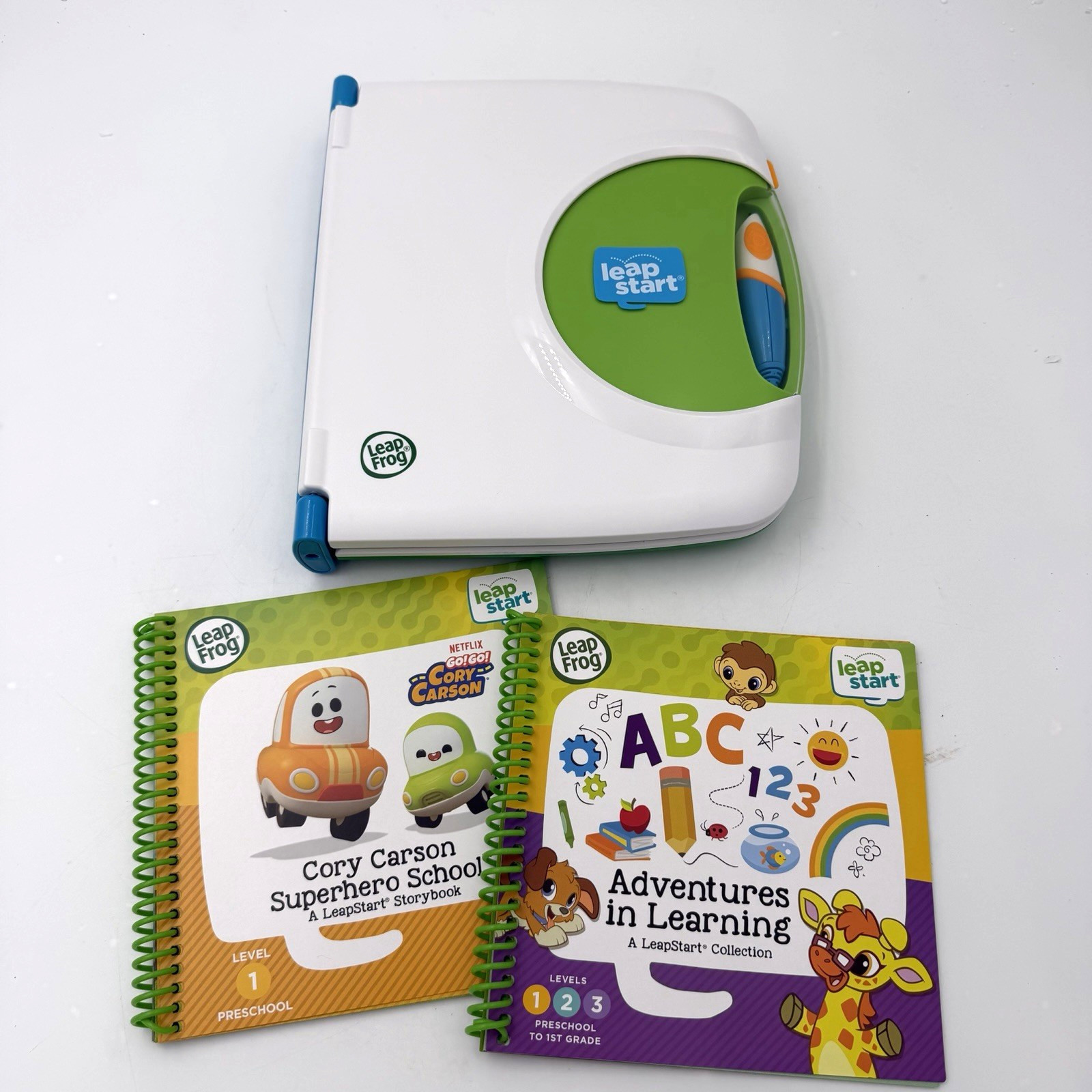 Leapfrog Leap Start Interactive Learning System with 2 Books TESTED SEE VIDEO!