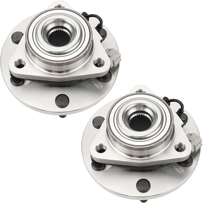 KAX 515125 Pair Front Wheel Bearing Hub Assemblies Compatible with 2008-2012