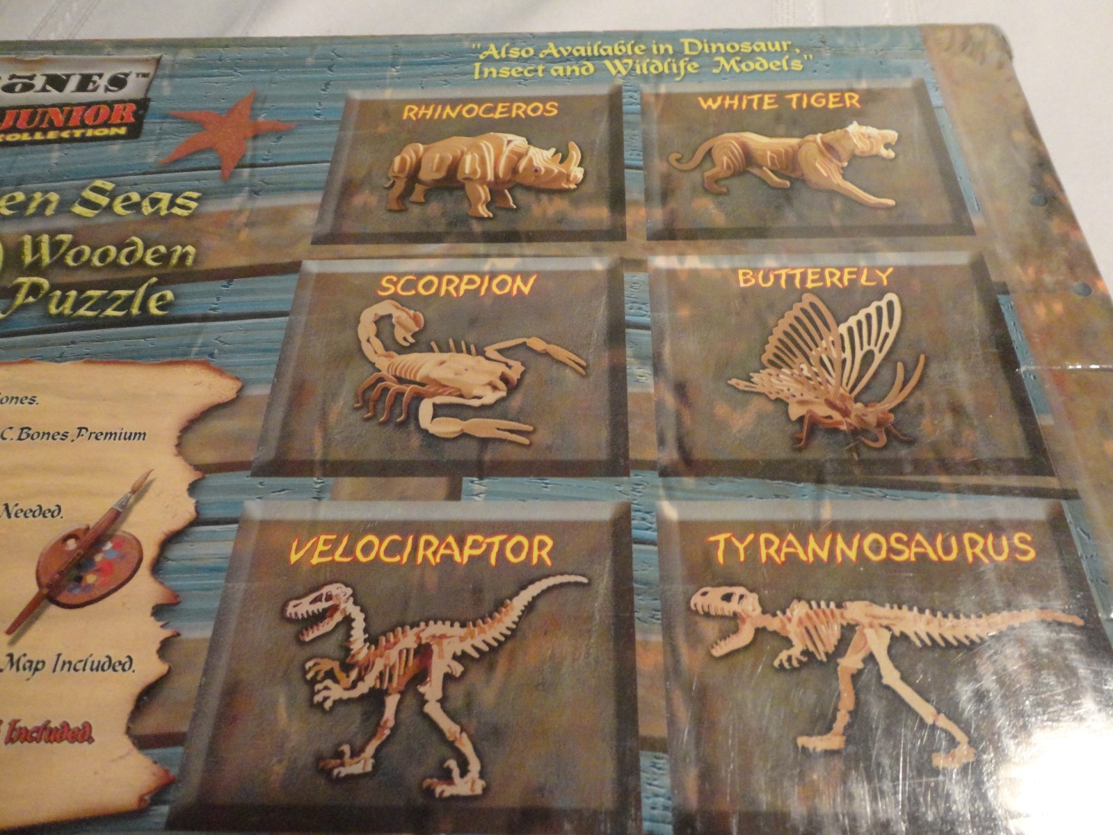 B.C. Bones Junior Collection 7 Seas 3-D Angel Fish Wooden Puzzle – NIB