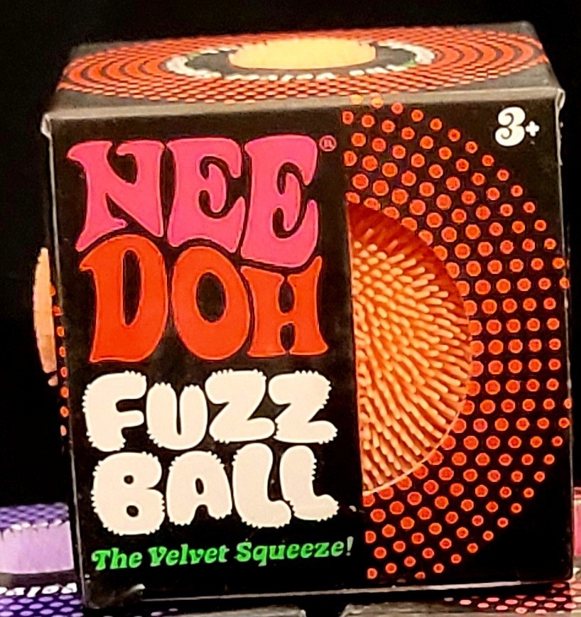 NEE-DOH FUZZ BALL The Velvet Squeeze, All 5 Colors Available 💚🧡💙$15 EACH