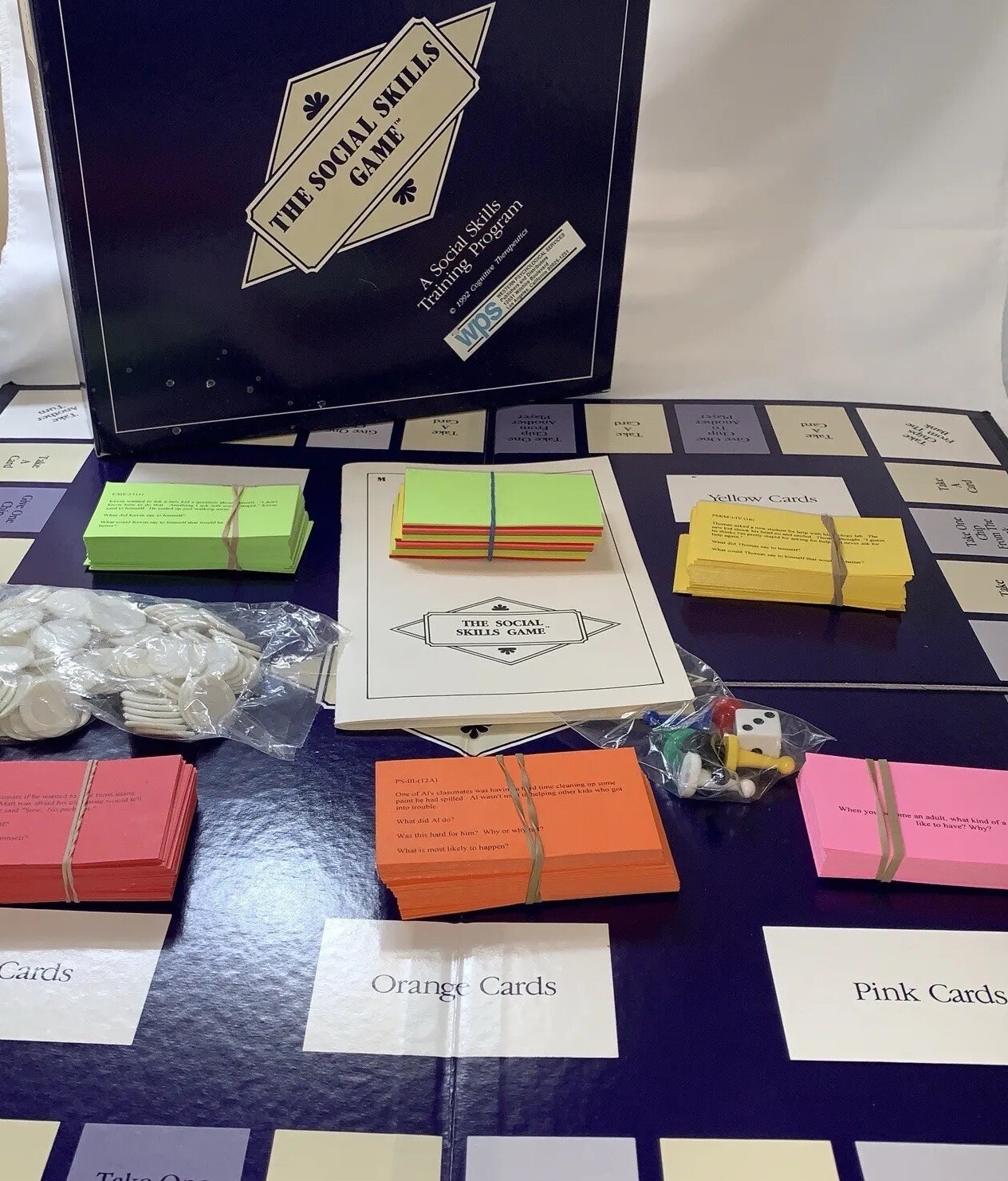 The Social Skills Game 1992 Cognitive Therapeutics Complete Game