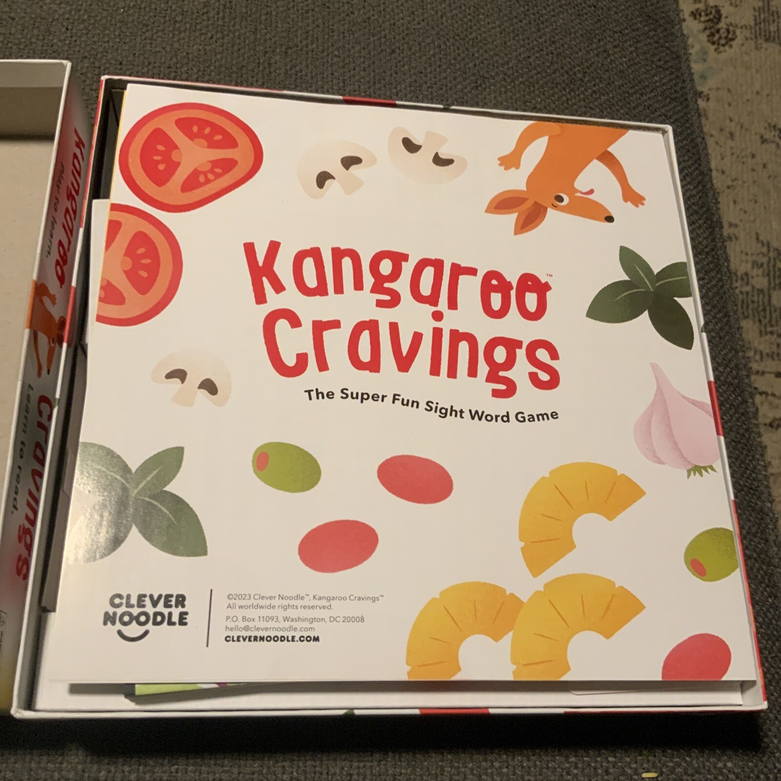 Kangaroo Cravings 300 High-Frequency Sight Words Game – Wrapped Unpunched Pieces