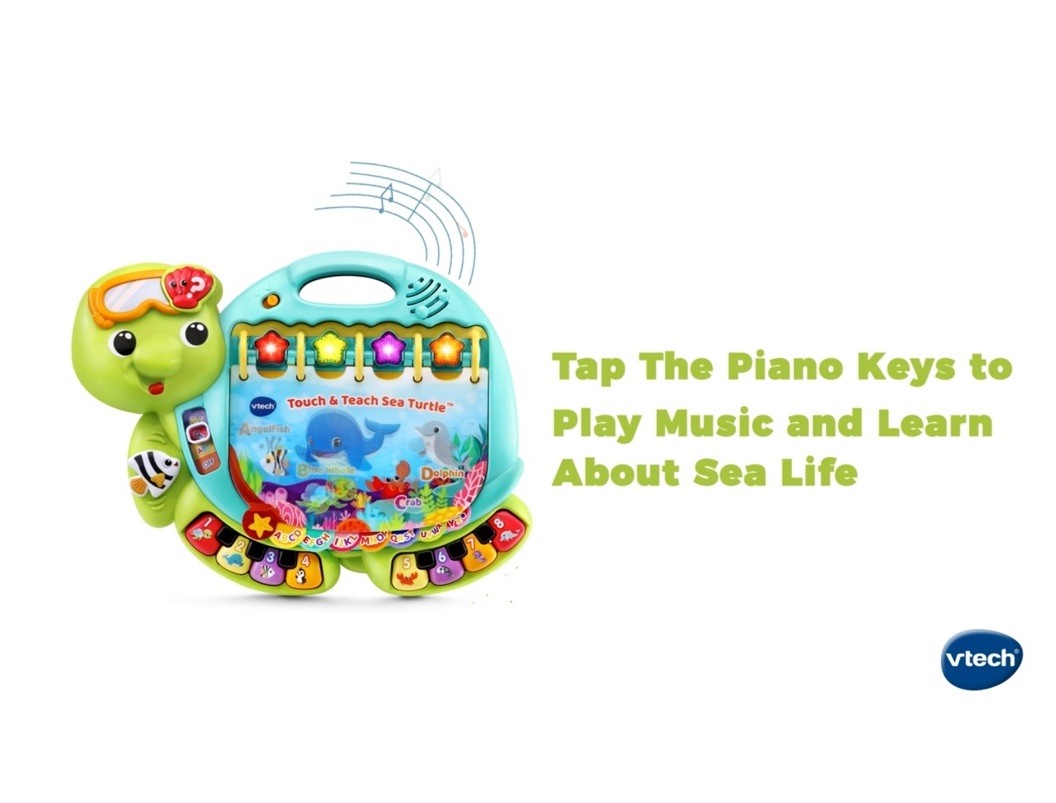 VTech Touch & Teach Sea Turtle Educational Toy Book