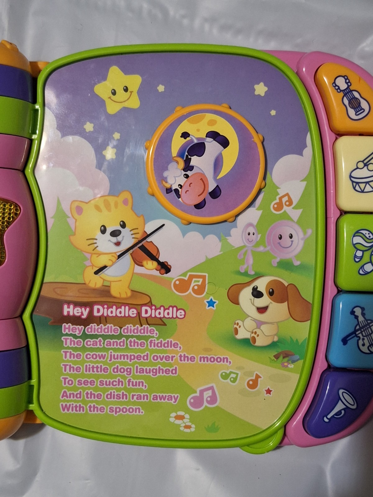 VTech Musical Rhymes Book Pink Interactive Nursery Rhyme Storybook