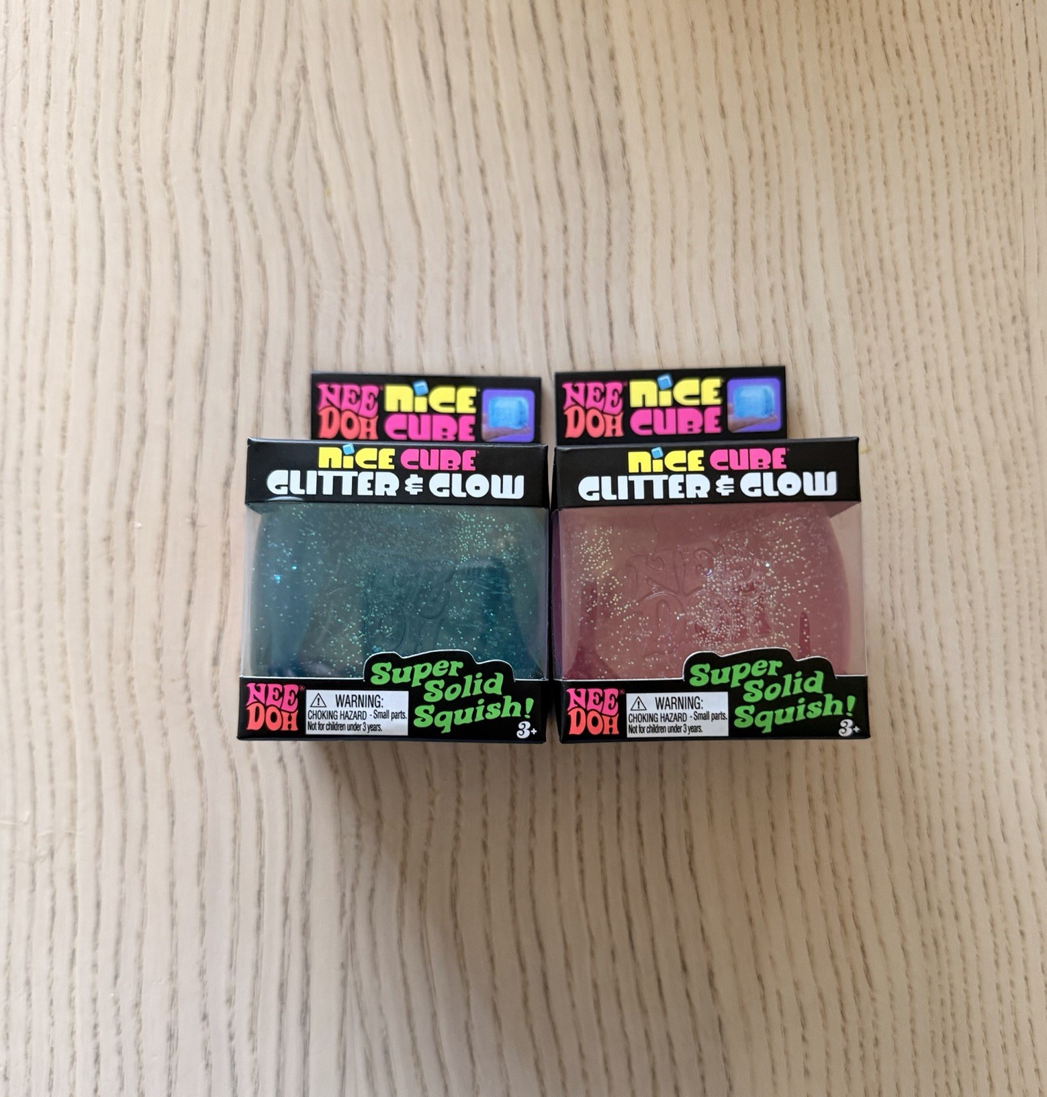 Needoh Nice Cube Glitter And Glow *FAST SHIPPING*