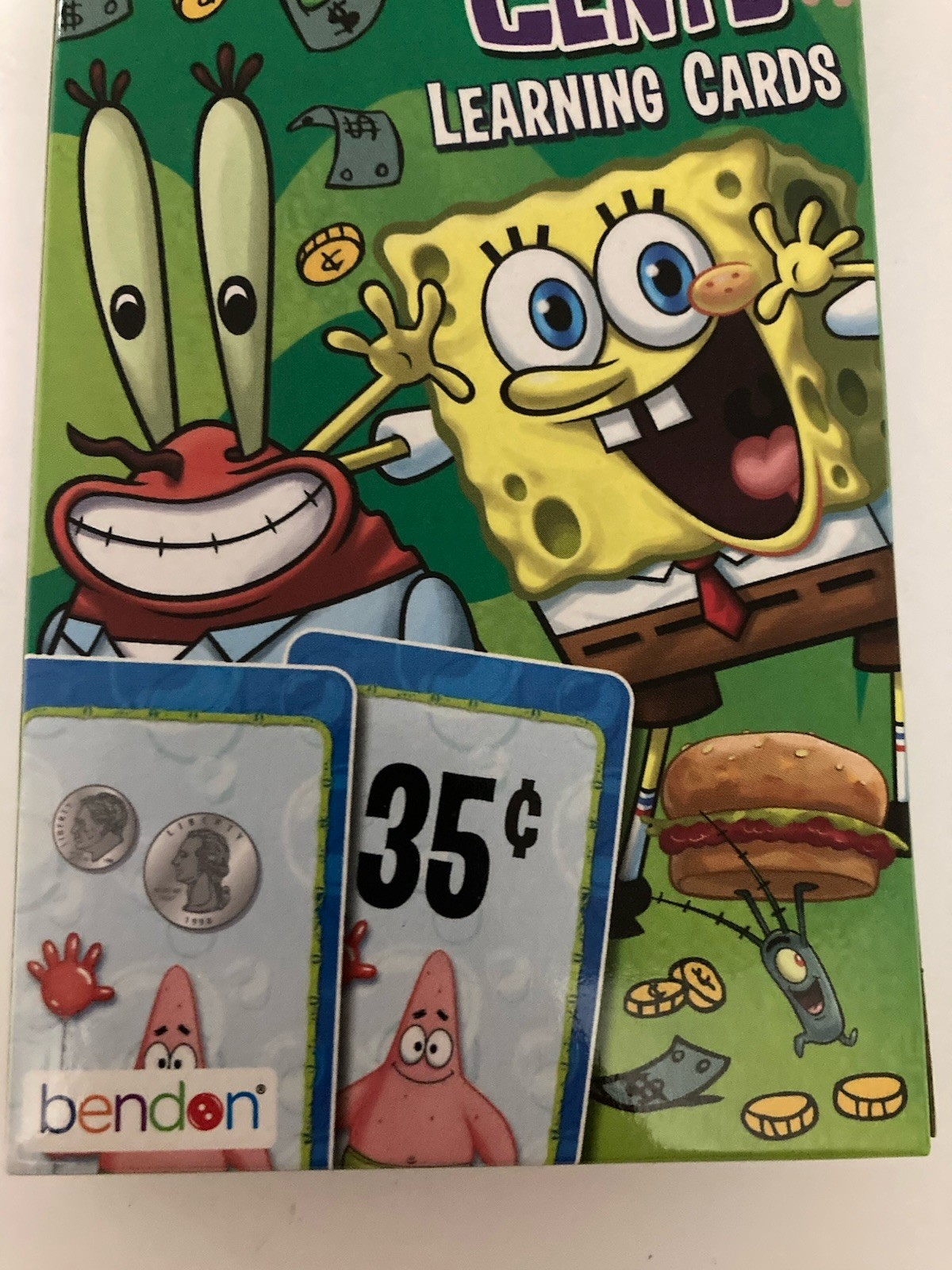 SpongeBob SquarePants – Making Cents 36 Learning Cards – Squidward Patrick