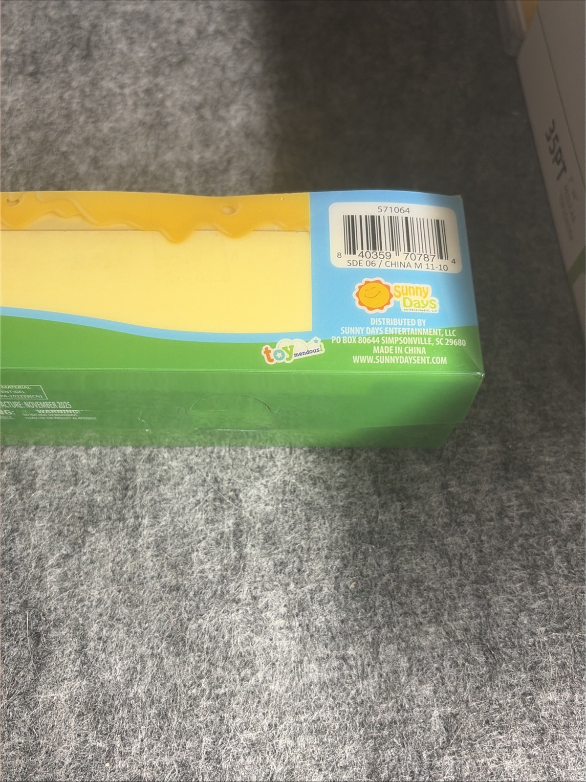 Giant 14 Oz Butter Sunny Days Squishy Squeeze Toy Fidget Stress Relief