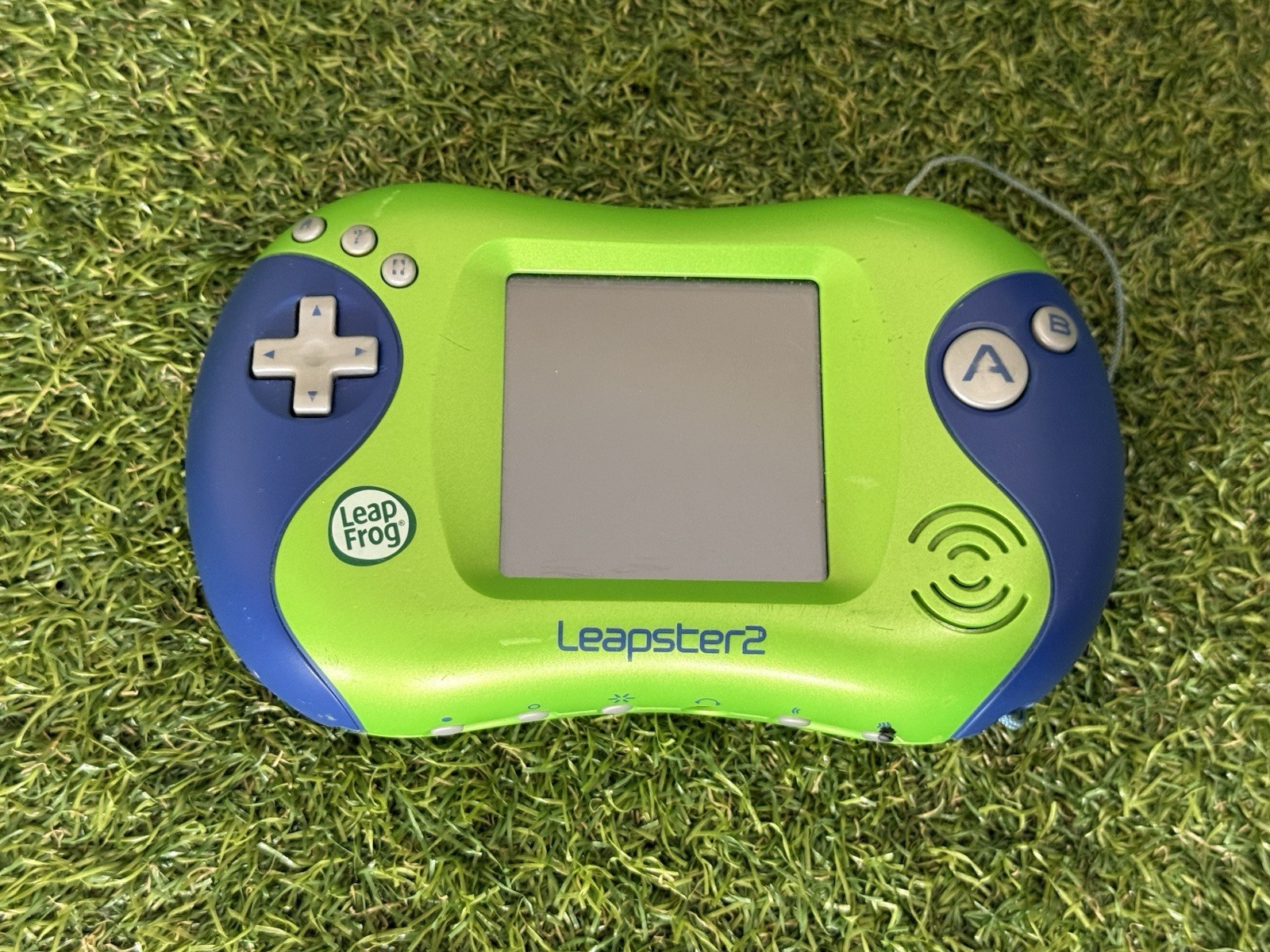 LeapFrog Leapster 2 Learning Game System Green! Works, With STYLIST! 6 Games