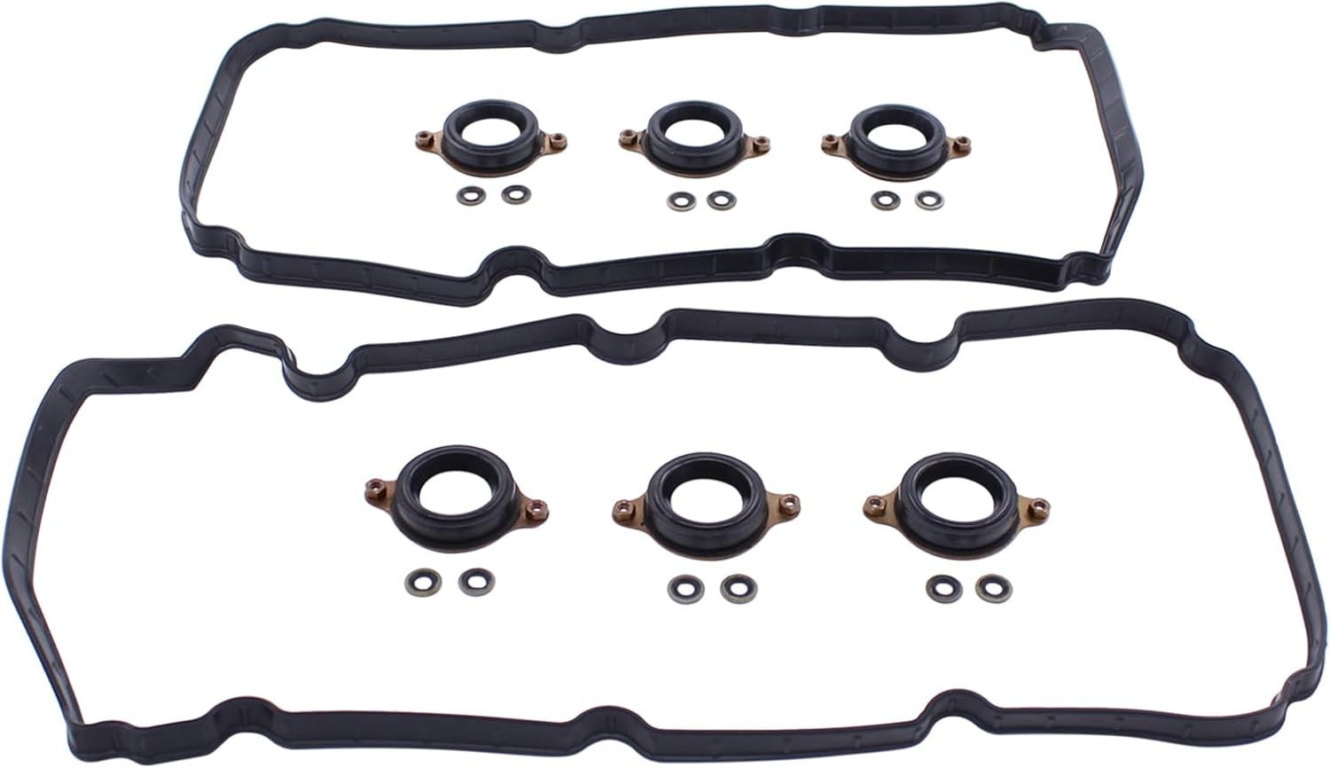 3.5L V6 Engine Valve Cover Gasket Set for Acura MDX/RLX 14-20, RDX 16-18, TLX 15