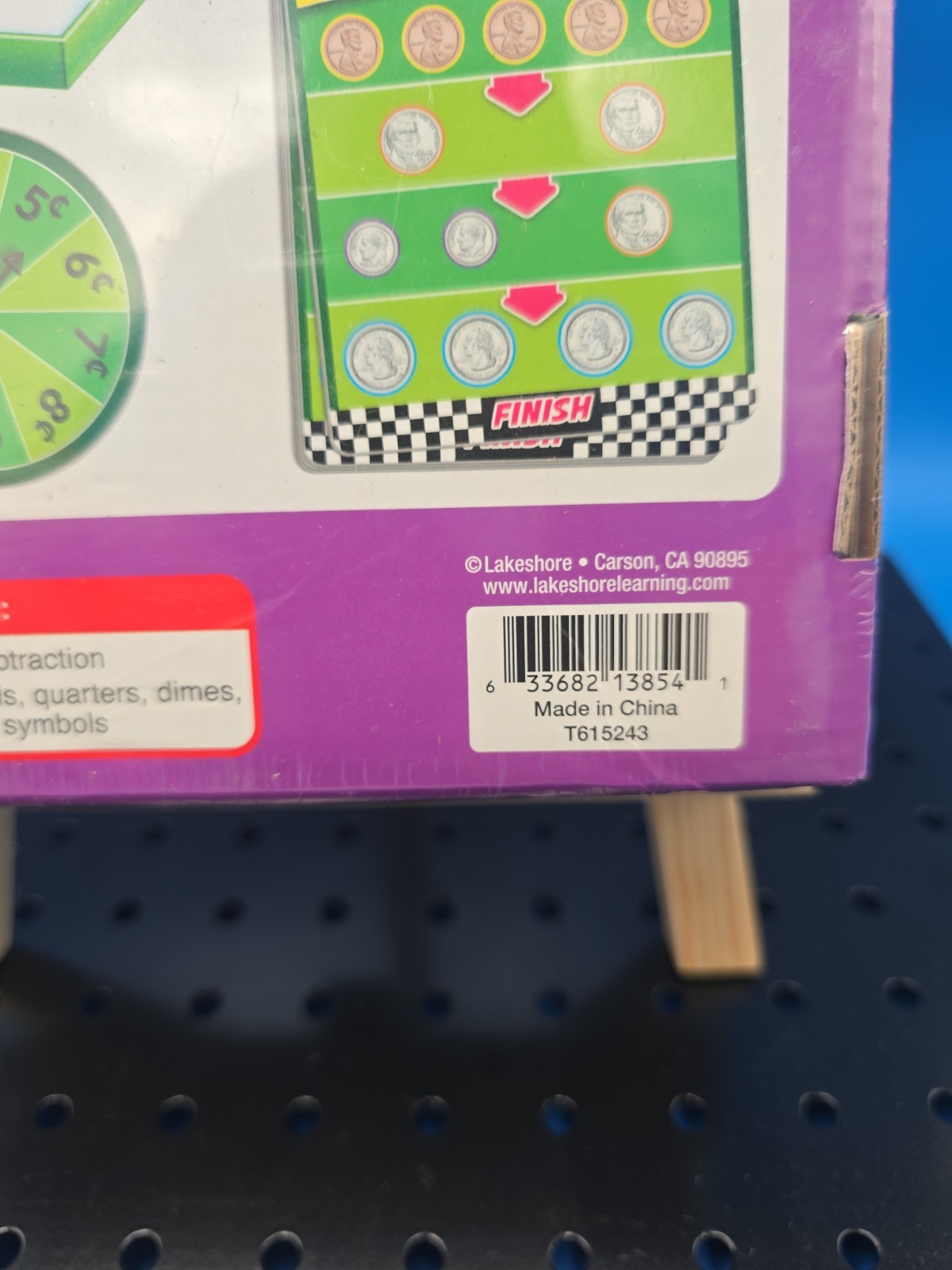 Grab & Play Math Game: Money, 2-4 Players, First And Second Grade