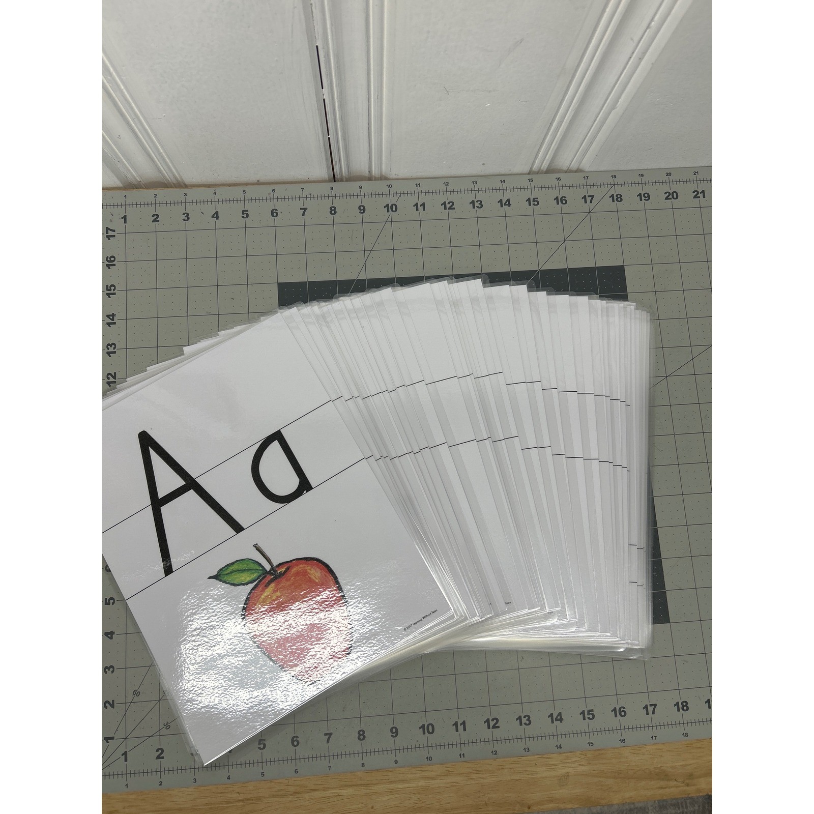 Learning Without Tears Print and Number Wall Cards Laminated Set Complete
