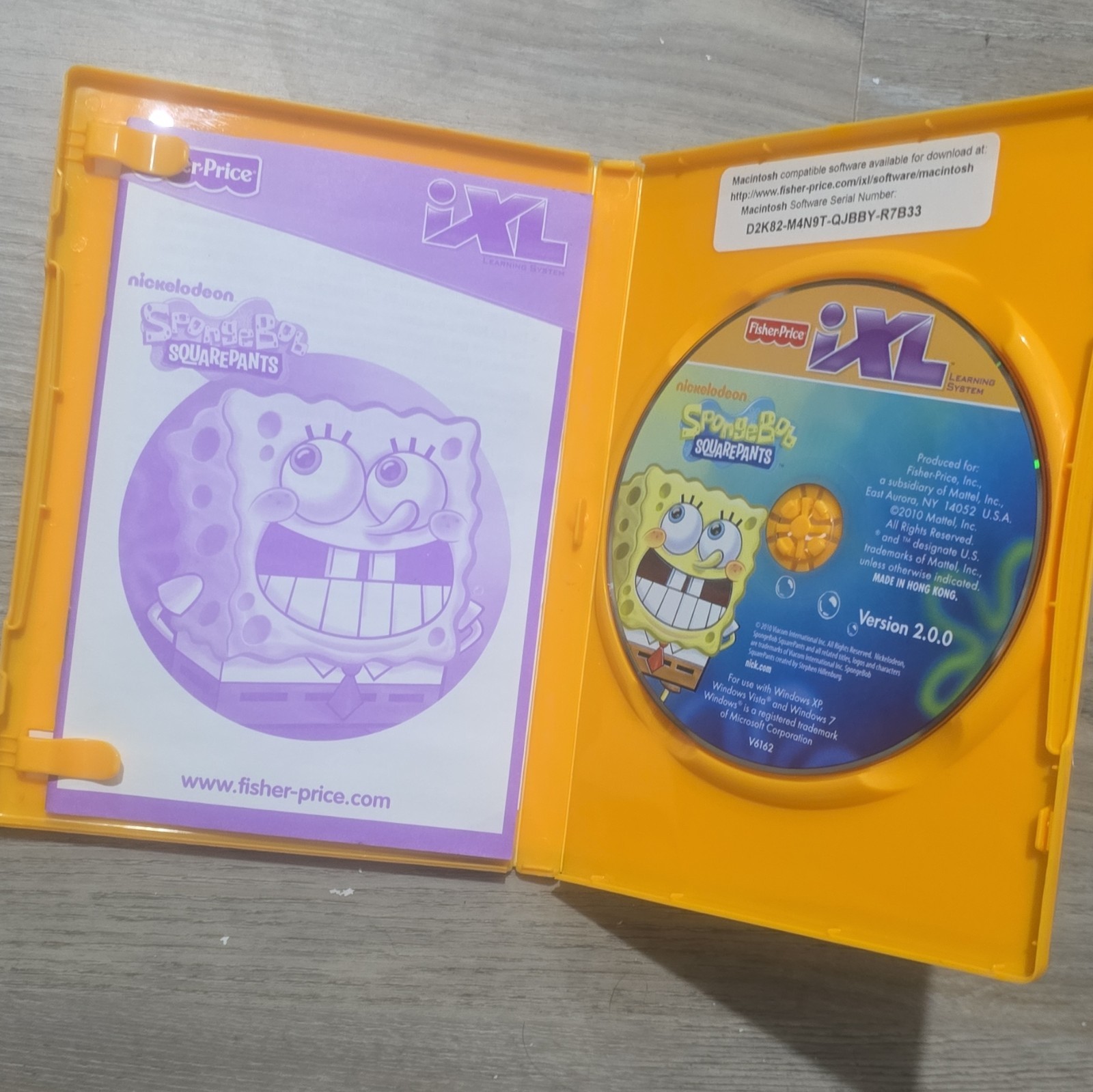 Fisher-Price iXL SpongeBob SquarePants Reading/Phonics Disc v2.0