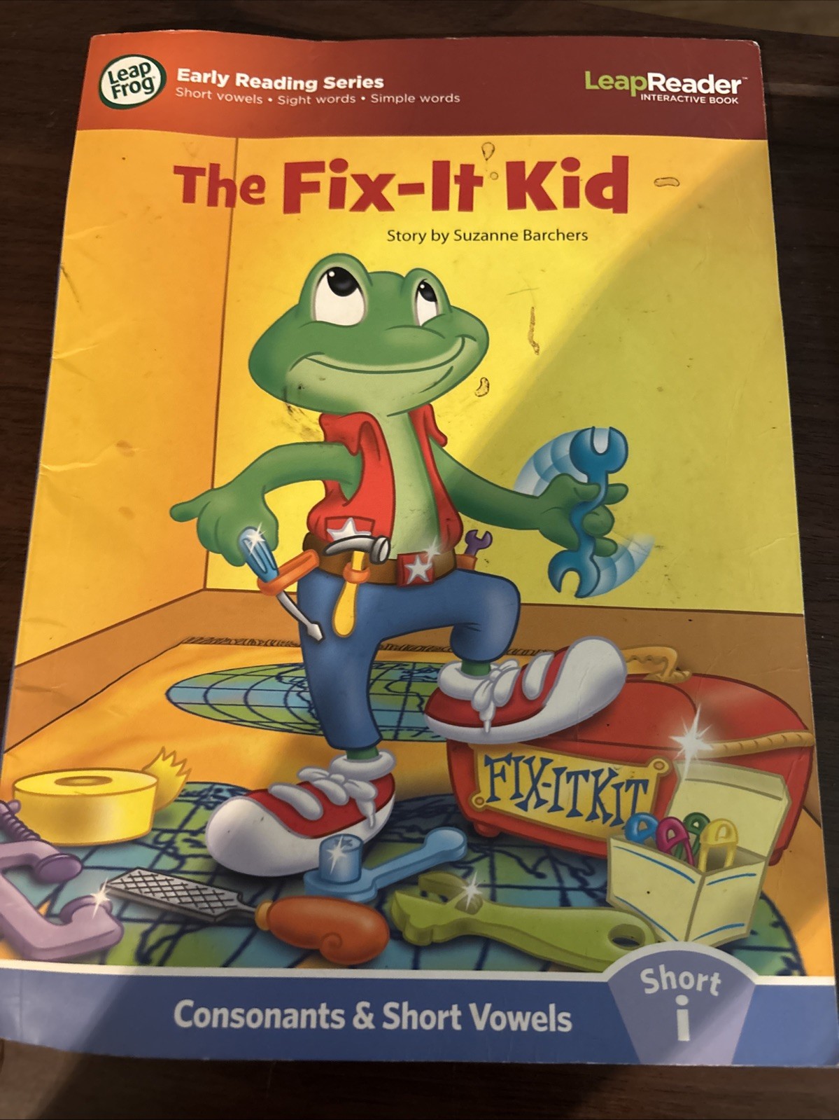 Lot 4 Leapfrog Tag LeapReader Learn To Read 1&2 Early Reader Series Short Vowels