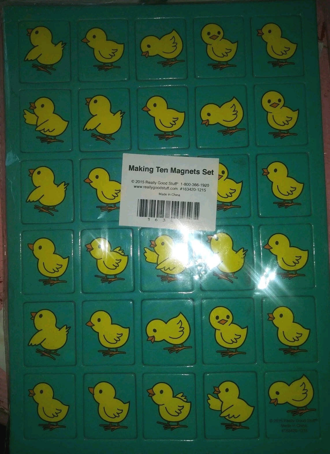 New Really Good Stuff making ten 10 magnets School Early Learning Chicks Craft
