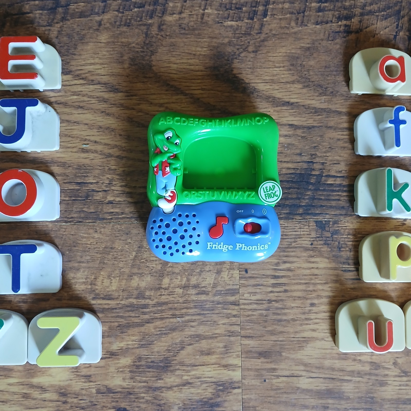 TESTED WORKS LeapFrog Fridge Phonics Magnetic 52 Alphabet Letters Complete A -Z
