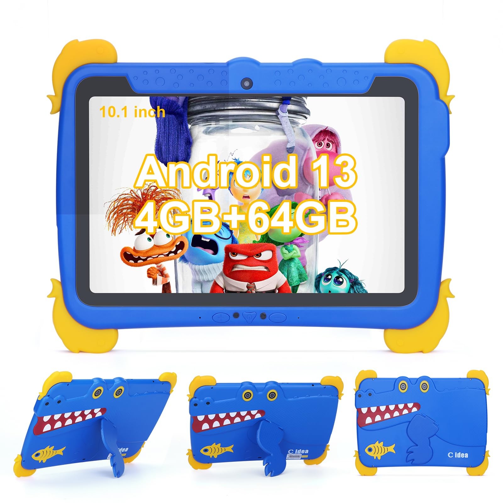 C idea Android 13 Kids Tablet,10.1 inchTablet for Kids,Children Tablet 4GB RA…