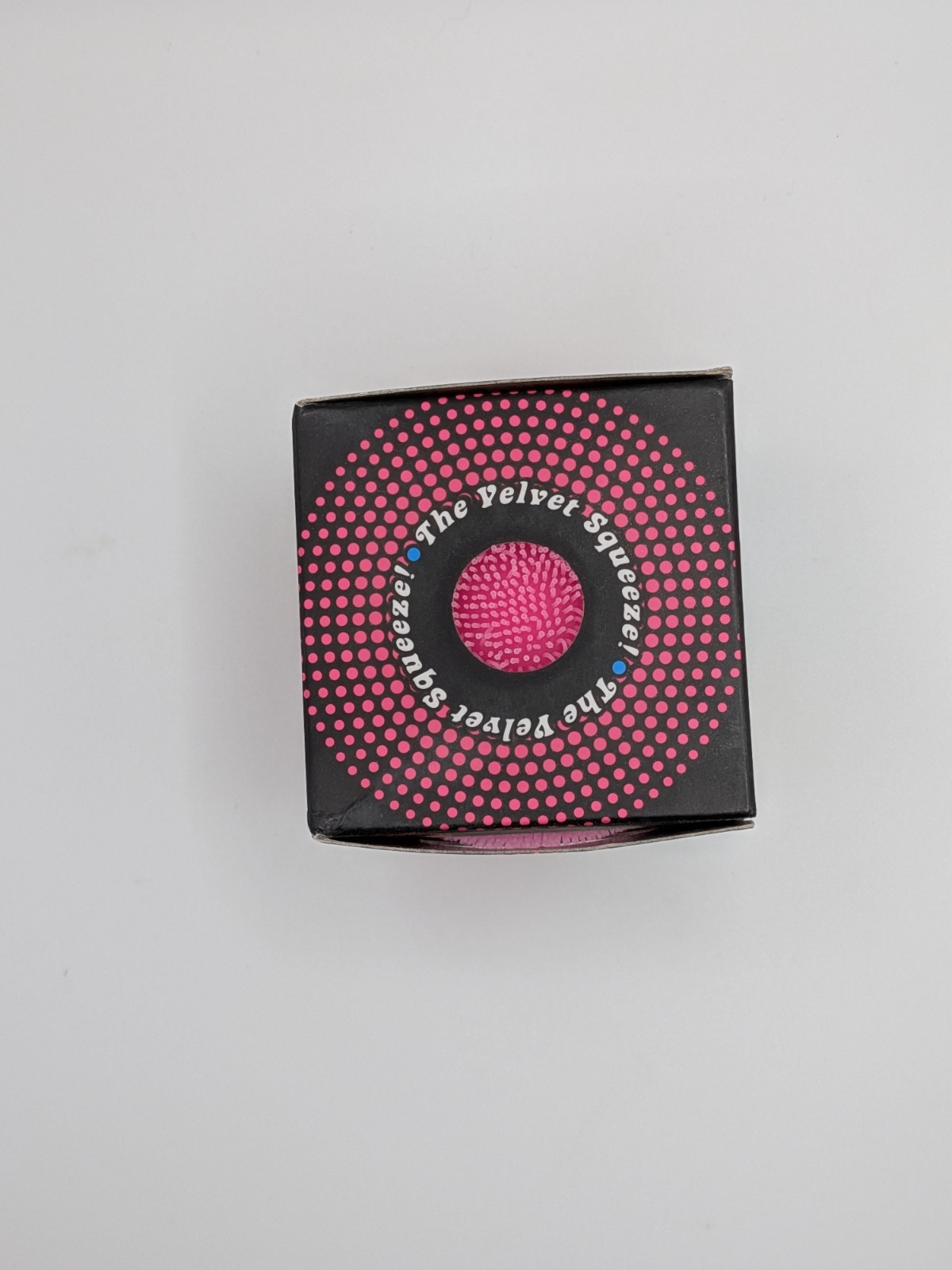 Nee Doh Needoh FUZZ BALL The Velvet Squeeze Fuzzball NEW Pink