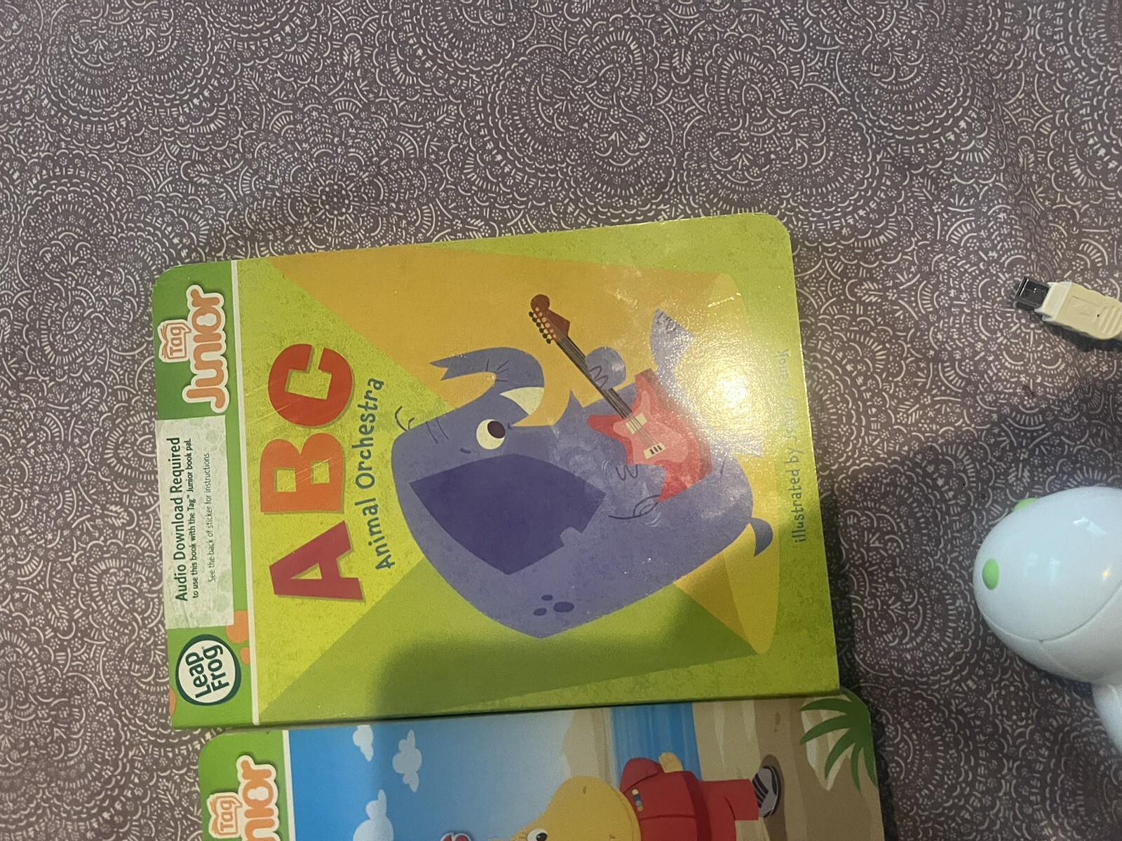 Leap Frog Tag Junior Reading System Lot With 3 Books, Reader & Case TESTED
