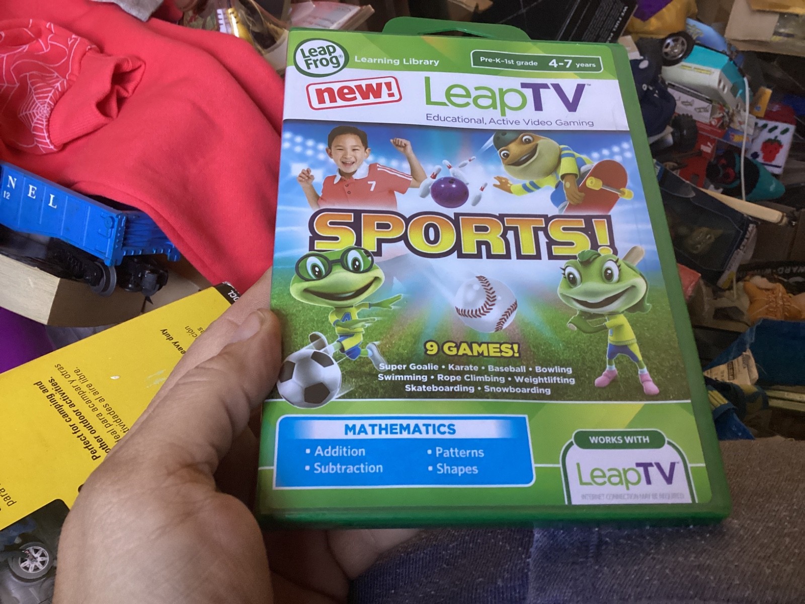 Leap Frog Leap TV Sports Educational Active Video Game Mathematics 4-7 Years