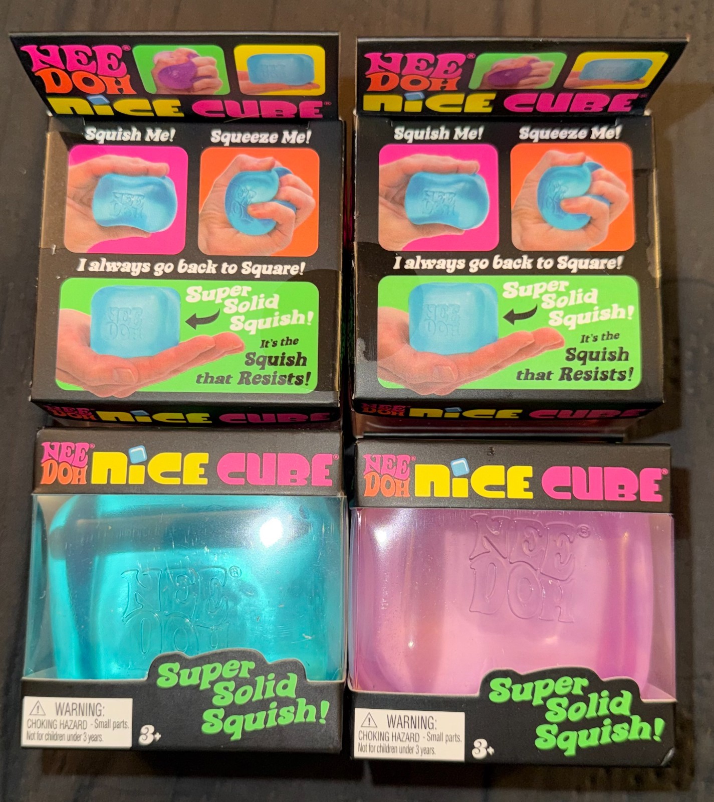 NEEDOH NICE CUBE FULL CASE OF 12! Ready To Ship, Assorted Colors