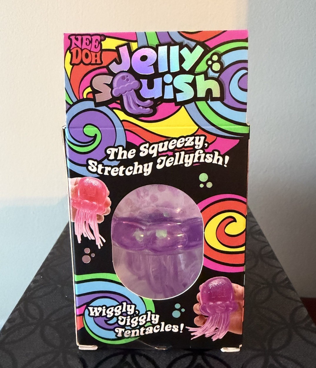 Authentic Schylling NeeDoh Jelly Squish Jellyfish Purple – Sealed New In Box