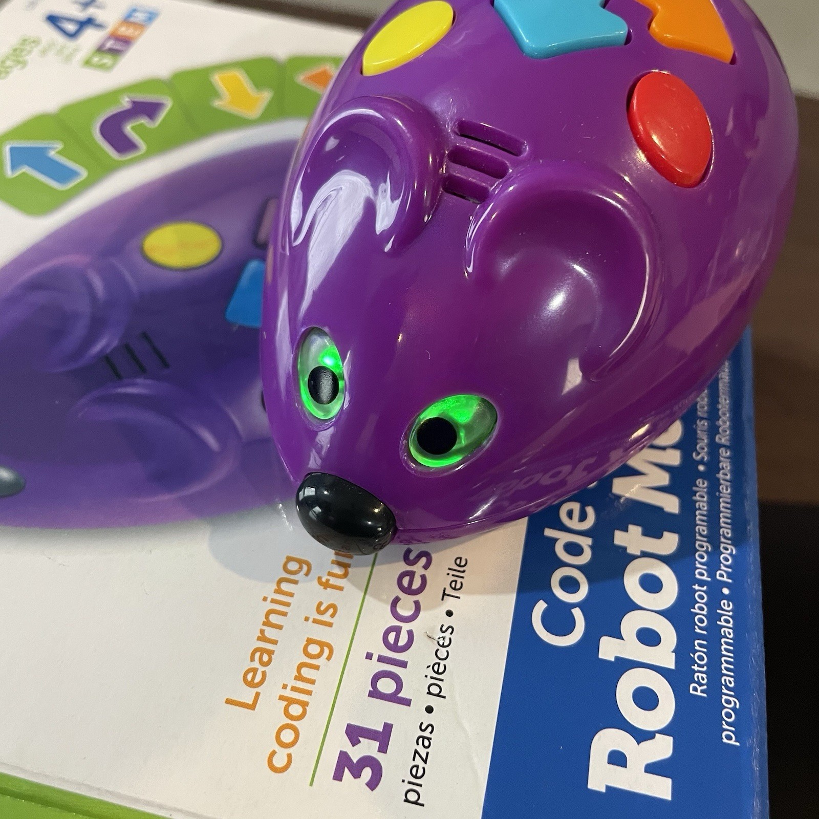 Learning Resources Code & Go Robot Mouse, Coding STEM Toy, 31 Piece Coding Set