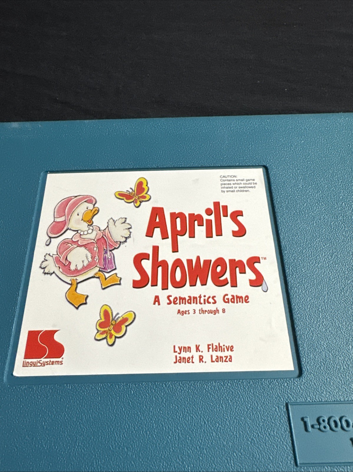 Linguisystems Vocabulary Play by Play Game April’s Showers A Semantics Game