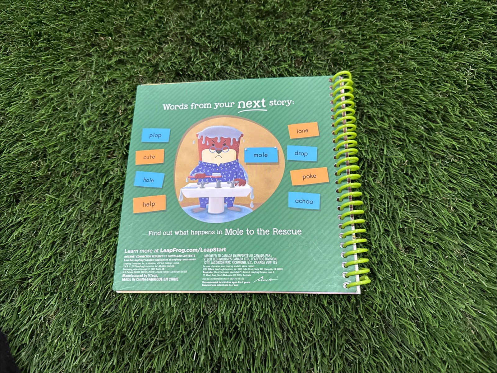 LeapFrog Leap Start Learn to Read book No. 5 — BALL ON THE RUN