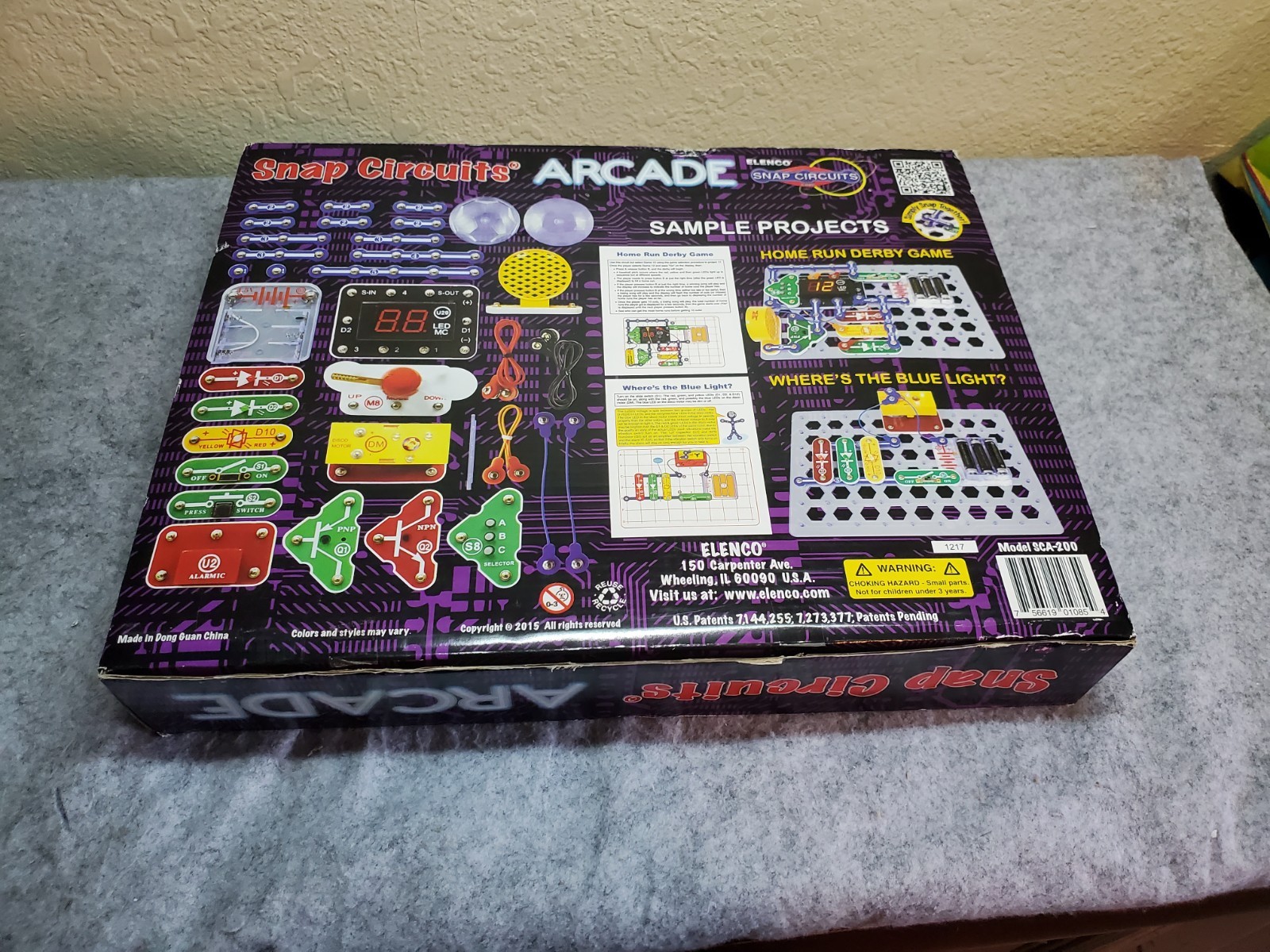 Elenco Snap Circuits Arcade Games of Learning and Fun, SCA-200, Preown, Complete