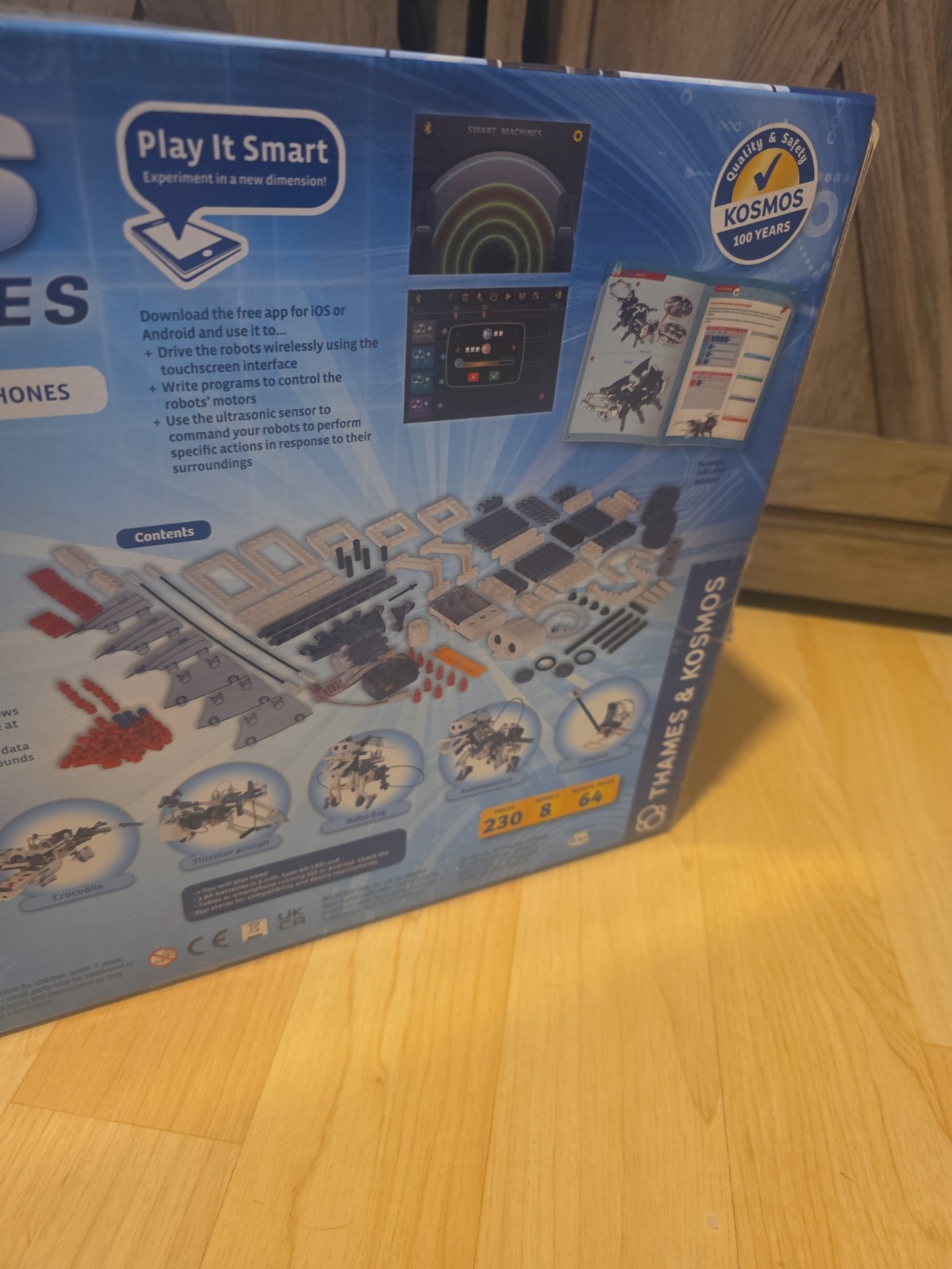 Thames & Kosmos Robotics Smart Machines STEM Kit builds 8 Robots for Kids 8+