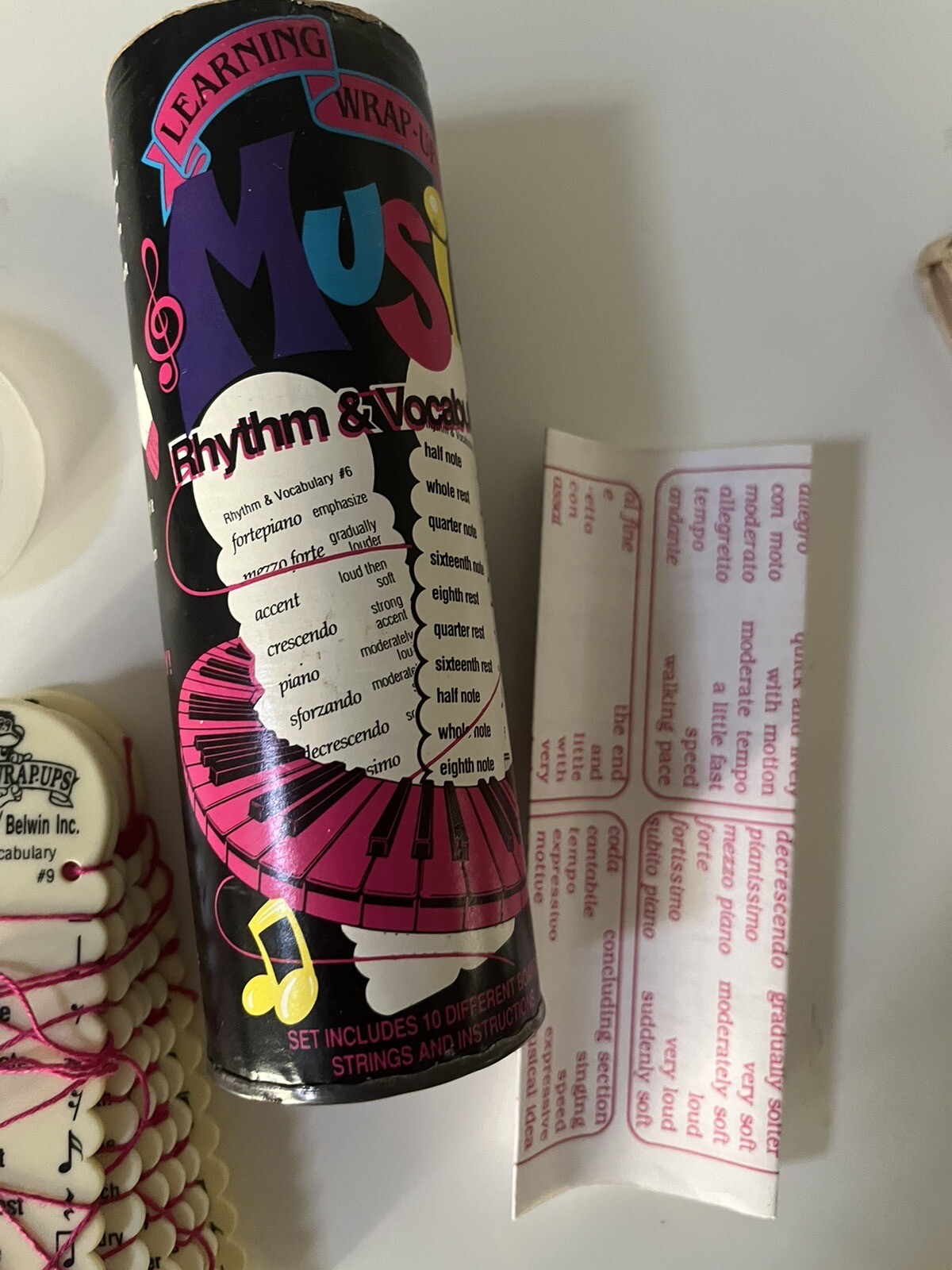 Music Learning Wrap-ups Set #3 Rhythm & Vocabulary Belwin Preowned